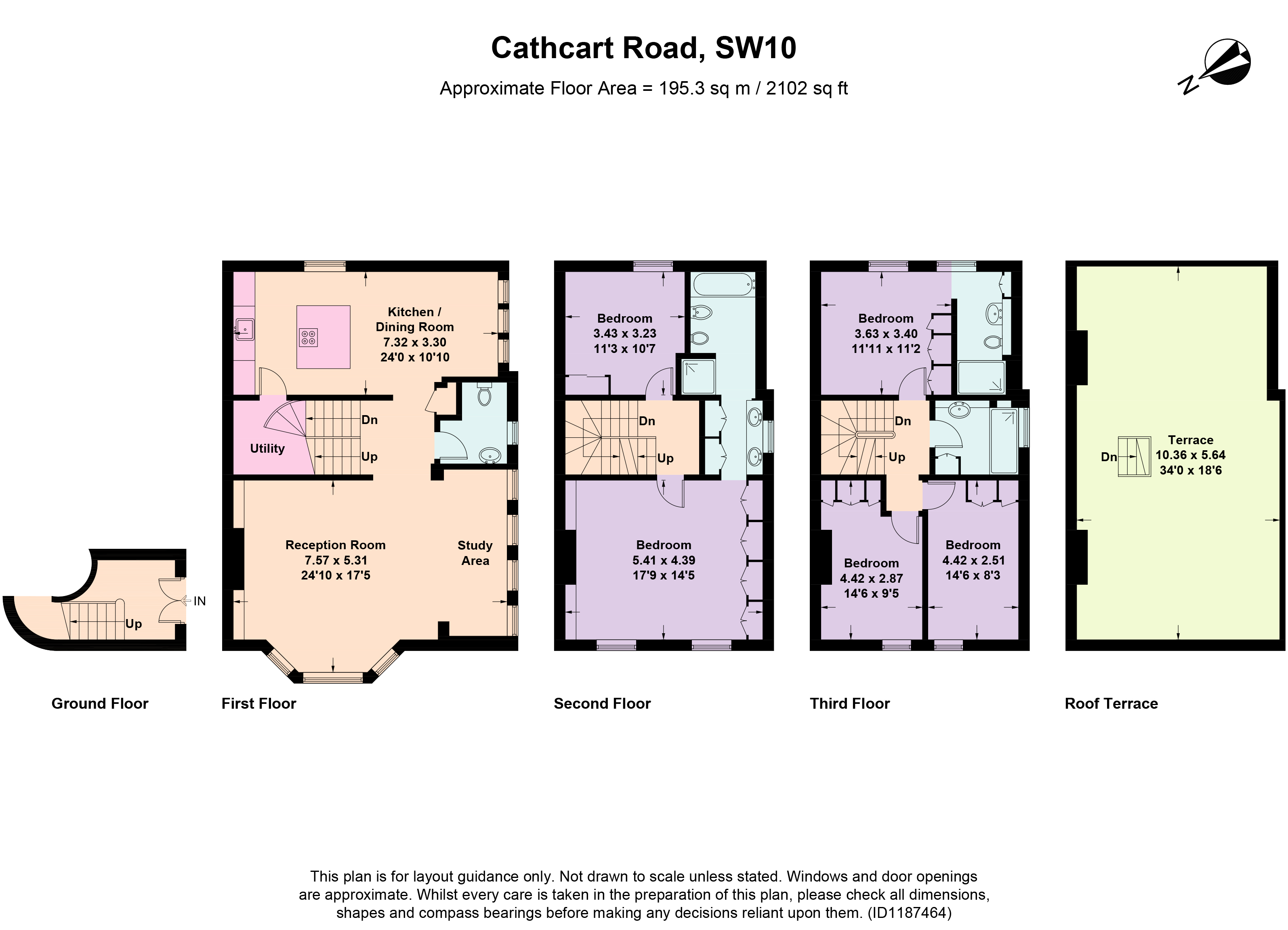41, Cathcart Road, London floorplan