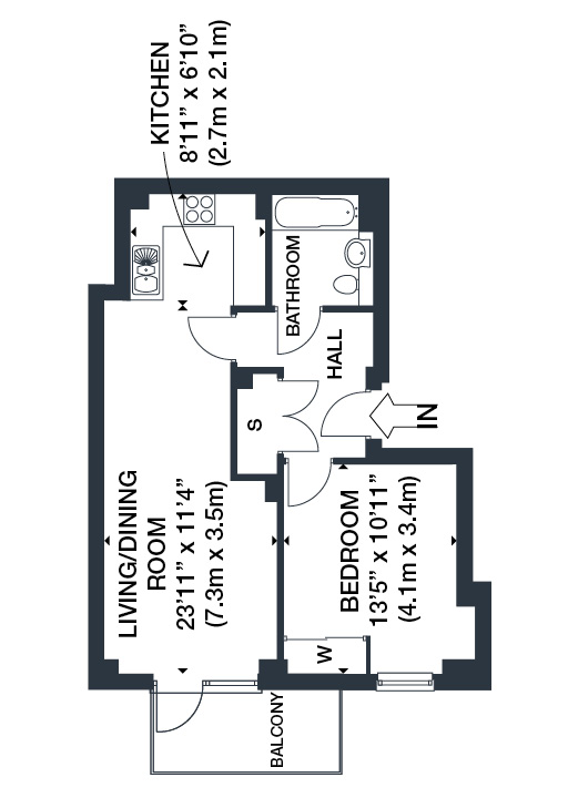 1 Bedrooms Flat for sale in Davigdor Road, Brighton And Hove BN3