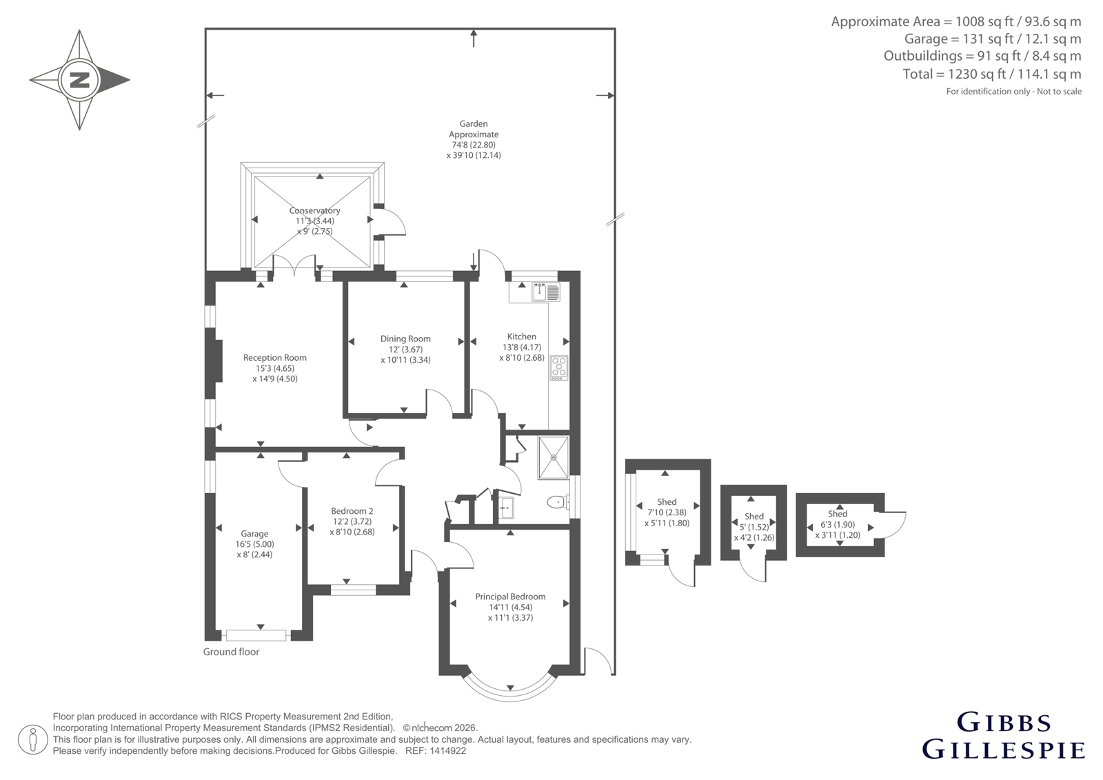 19, Francis Road, Pinner floorplan