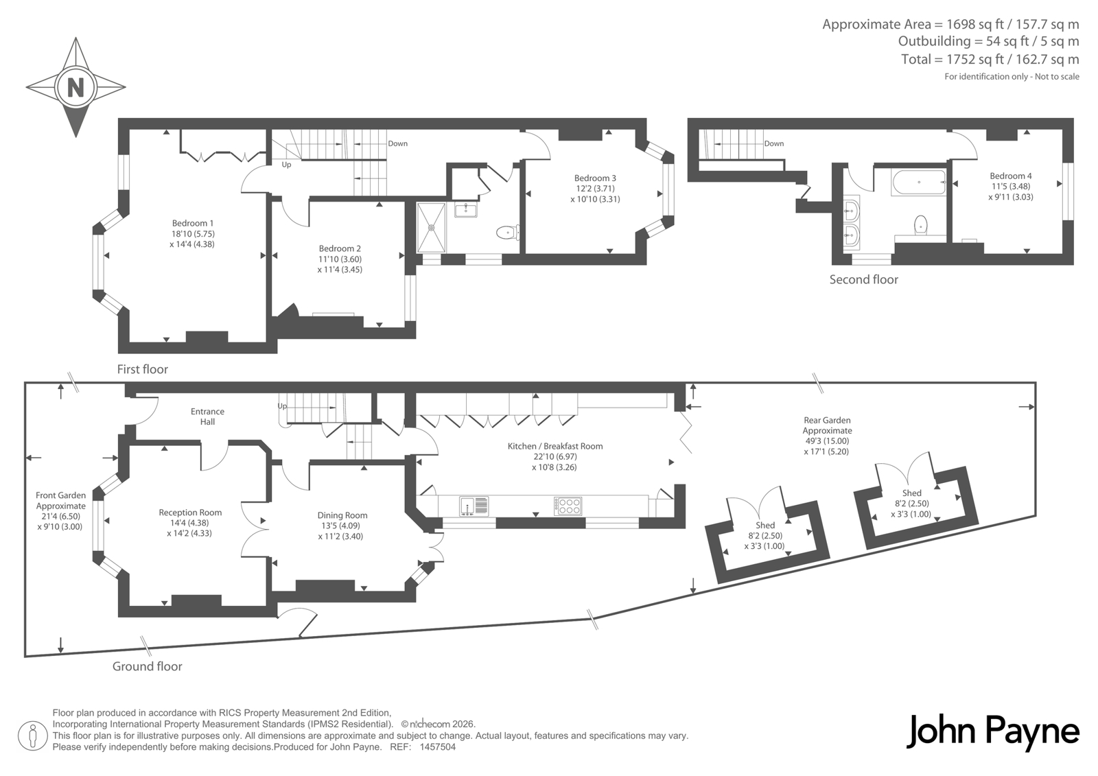 76, Boyne Road, London floorplan