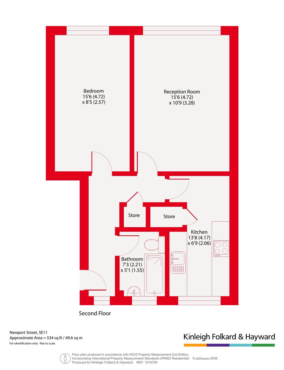 53, Newport Street, London floorplan