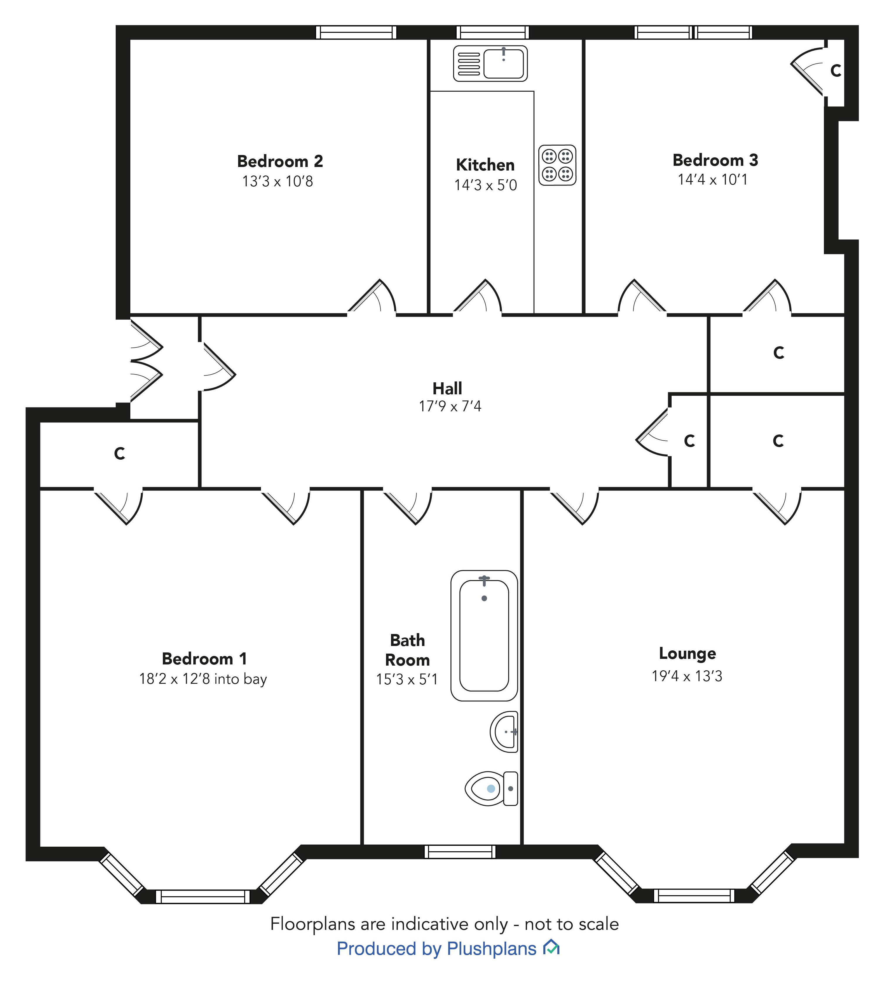 Flat 3, 5 Whitehaugh Drive, Paisley PA1, 3 bedroom flat for sale