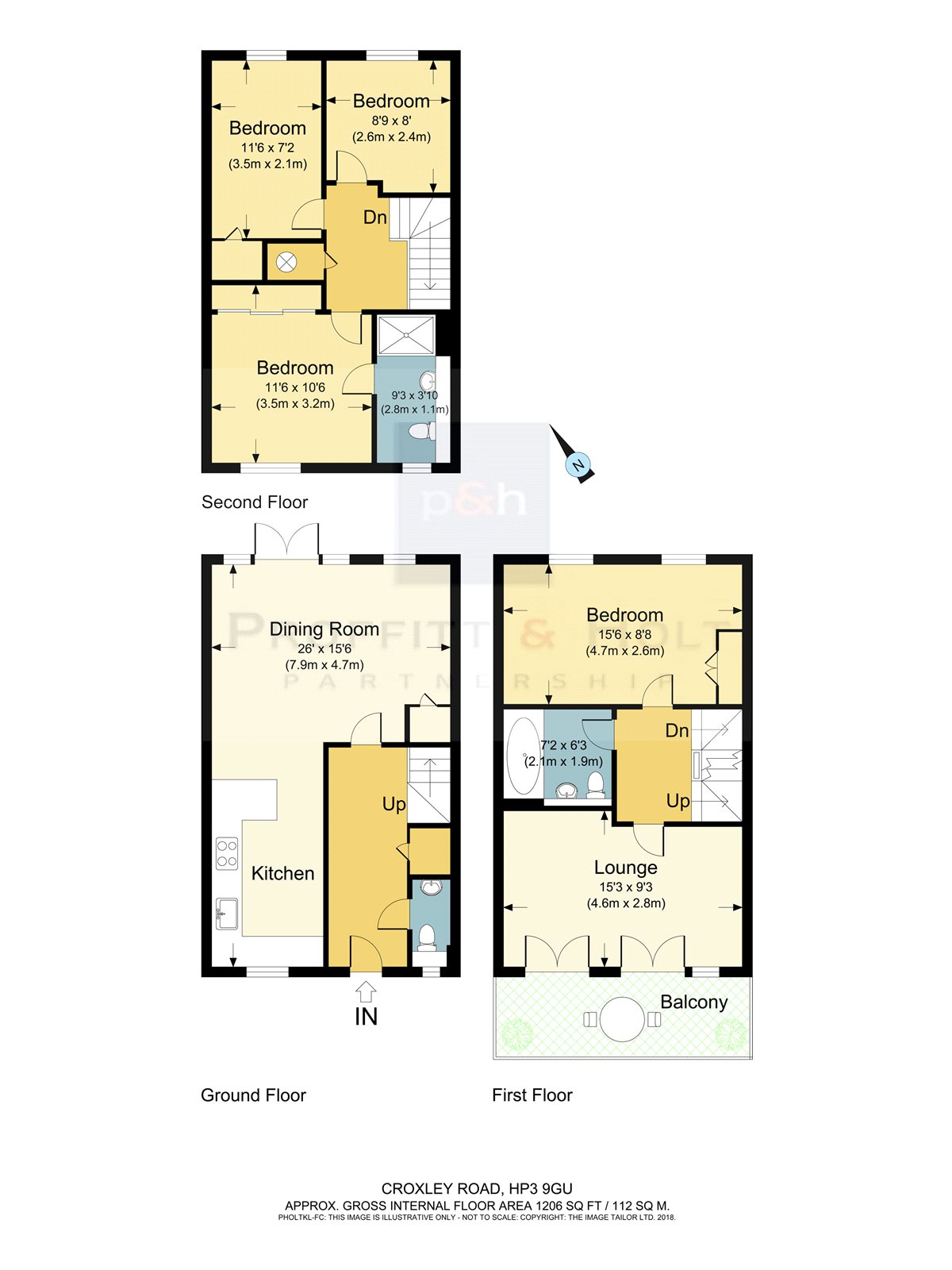 4 Bedrooms Terraced house for sale in Croxley Road, Nash Mills, Hemel Hempstead HP3