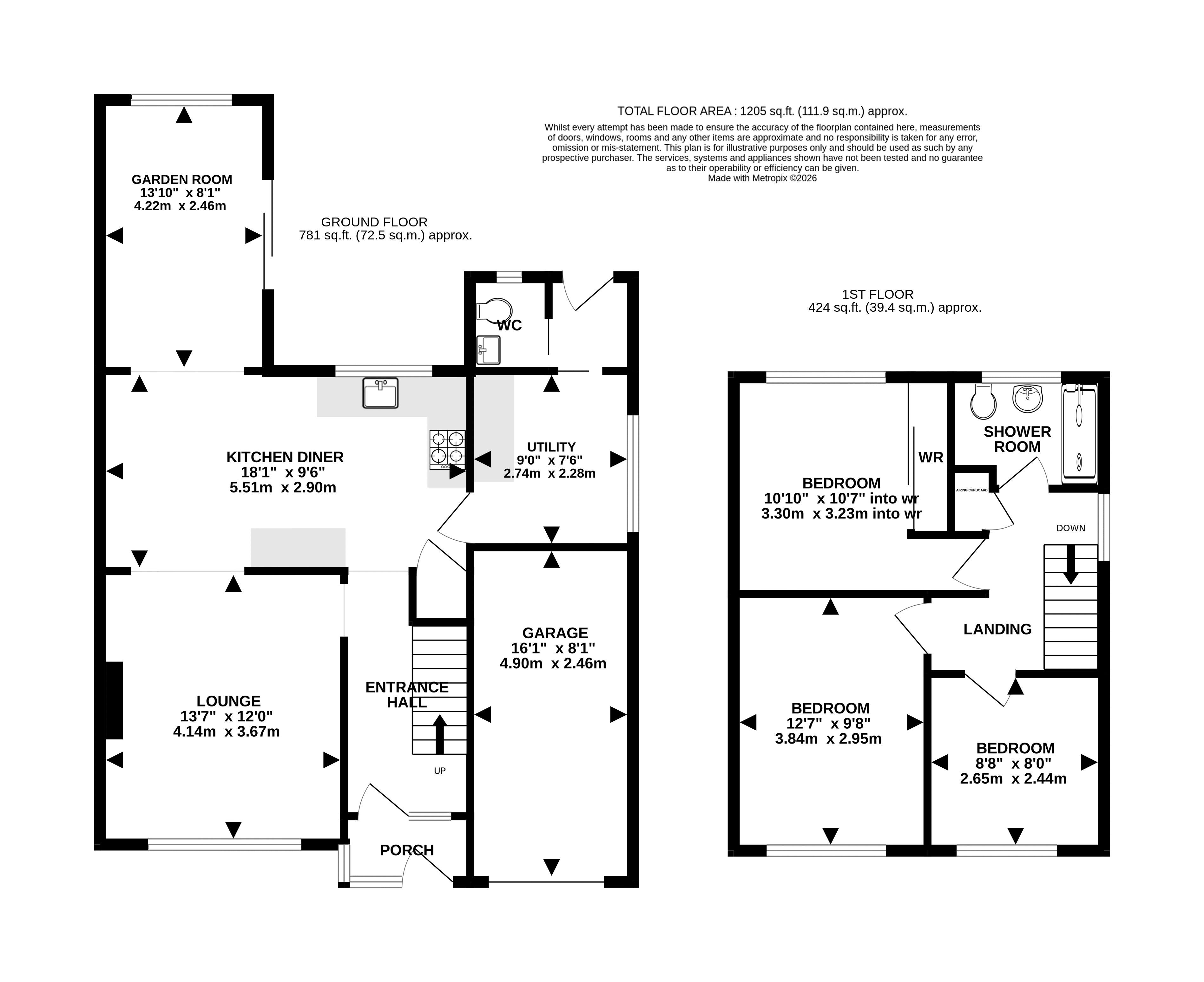 88, Dore Avenue, Lincoln floorplan