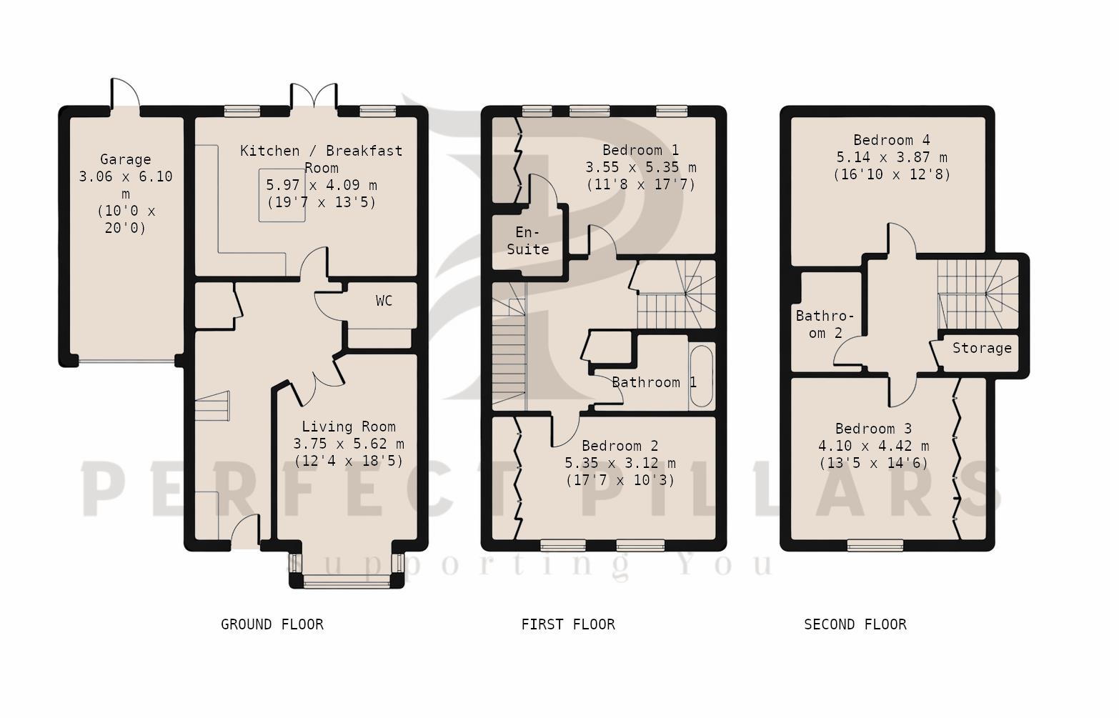 11, Fleming Close, Ascot floorplan