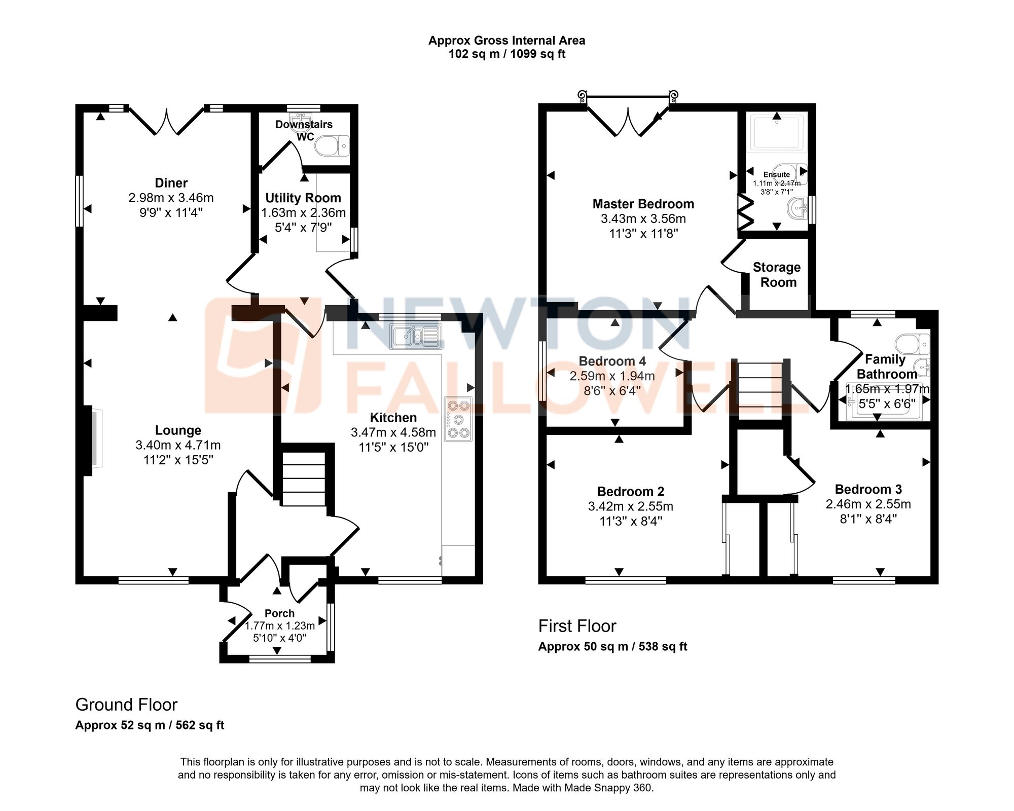 30 Royal Oak Drive, Telford floorplan