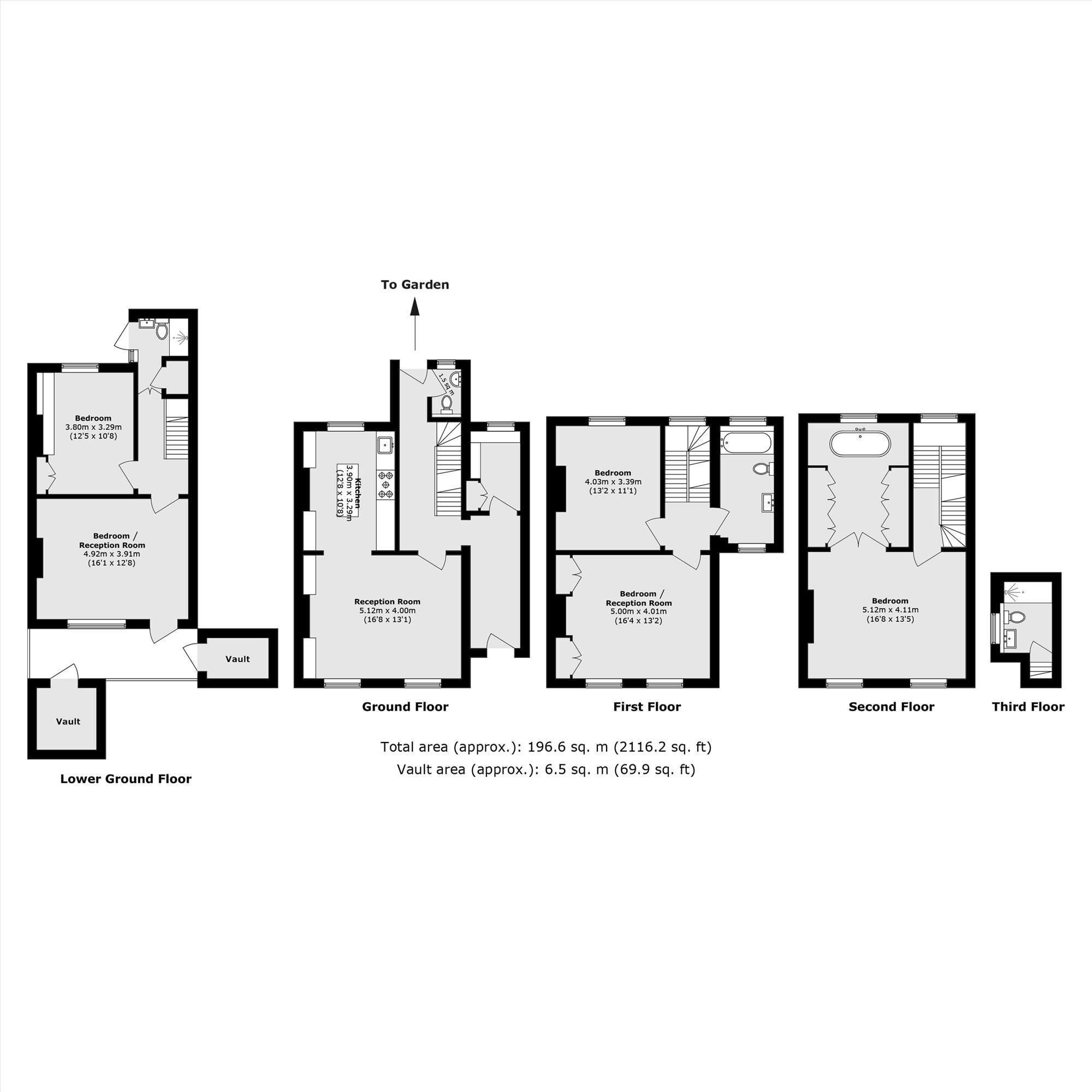 18, Great Percy Street, London floorplan