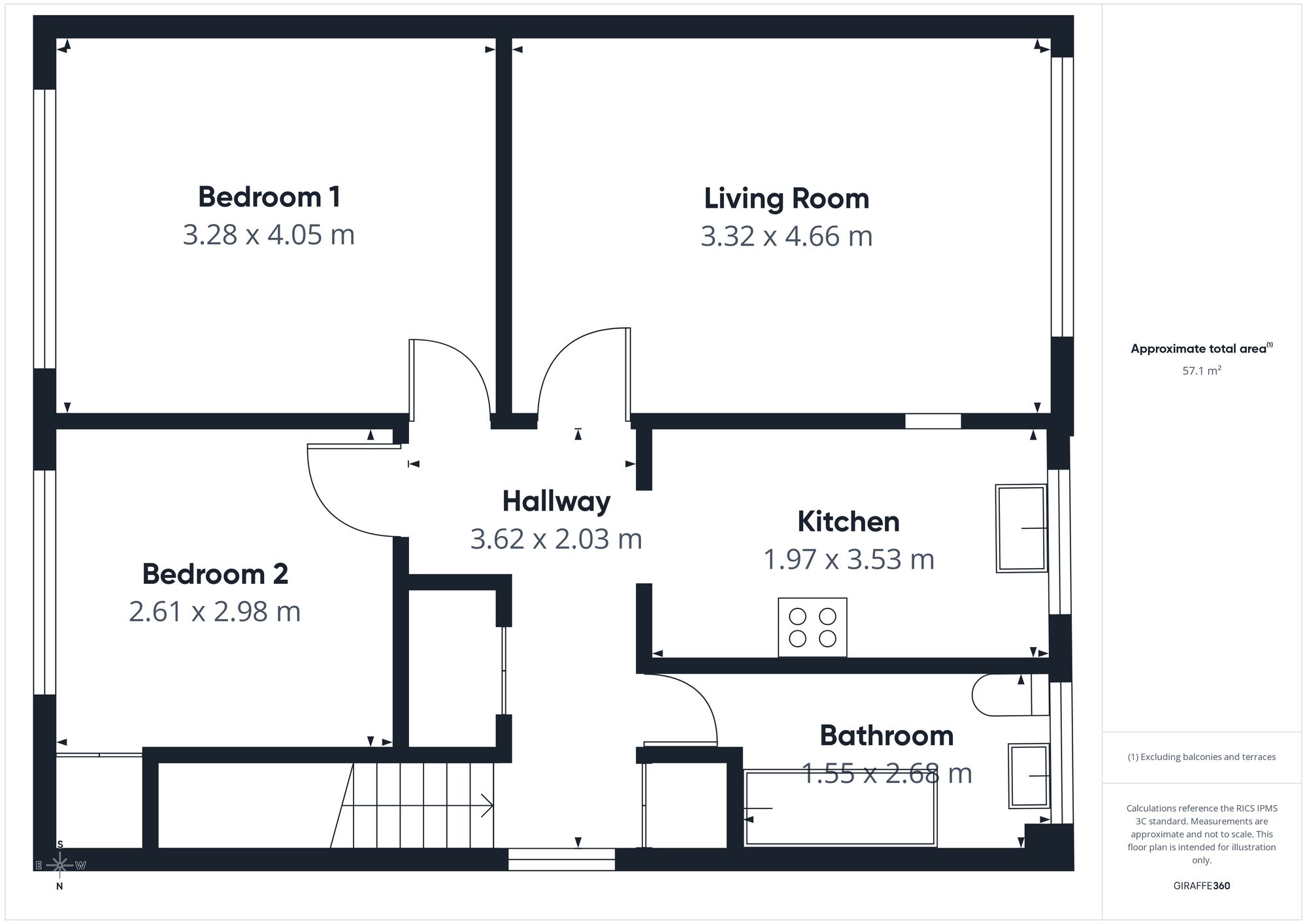 8 Hilary Close, Polegate floorplan
