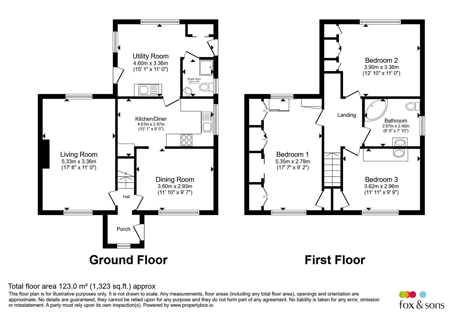 15, Larkhill Road, Salisbury floorplan
