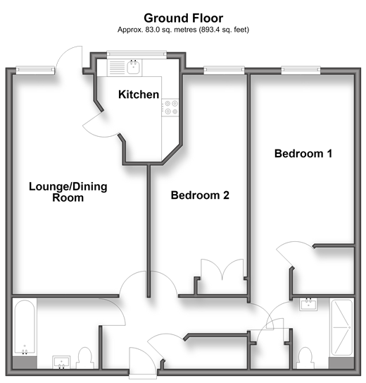 High Street Rainham, Gillingham floorplan
