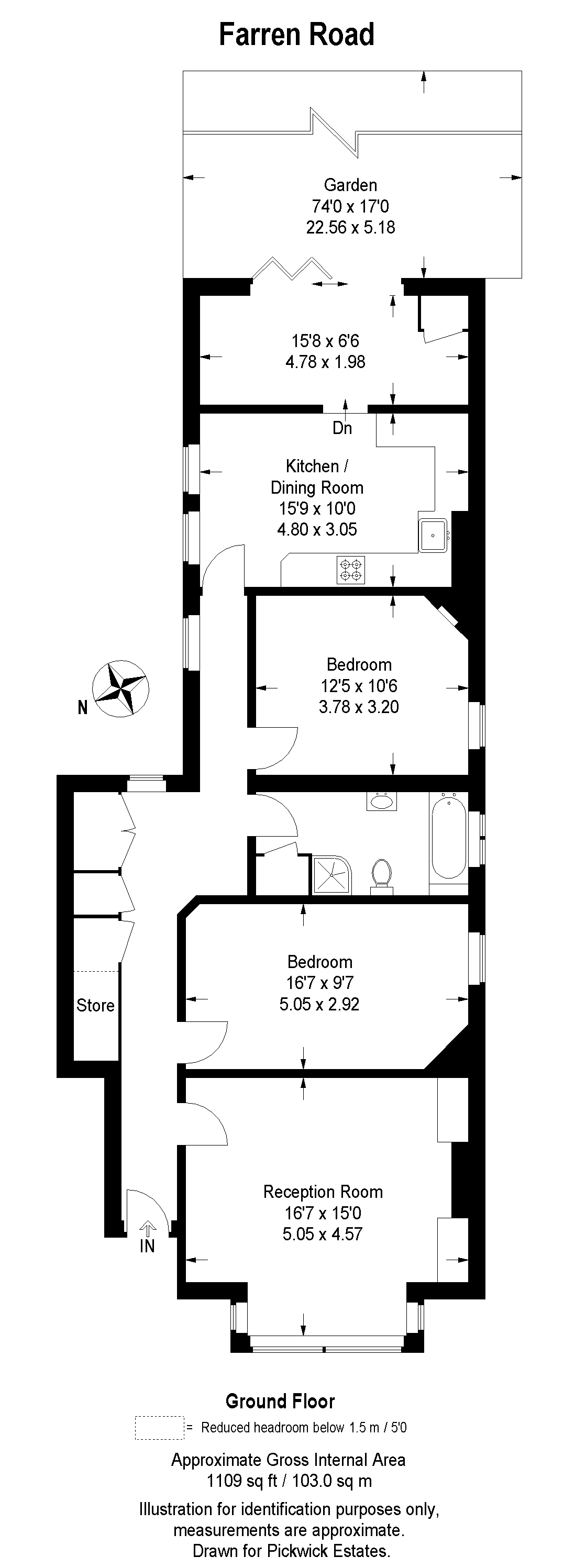 Farren Road, London floorplan