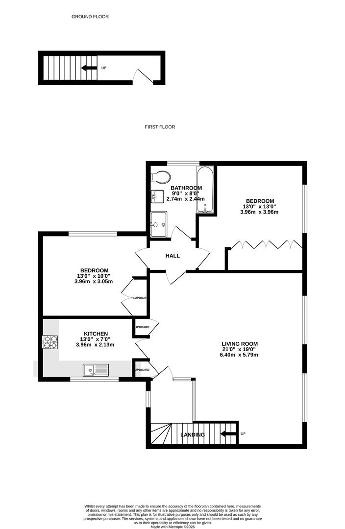 Flat 4 Griffin Court, Griffin Way, Leatherhead floorplan