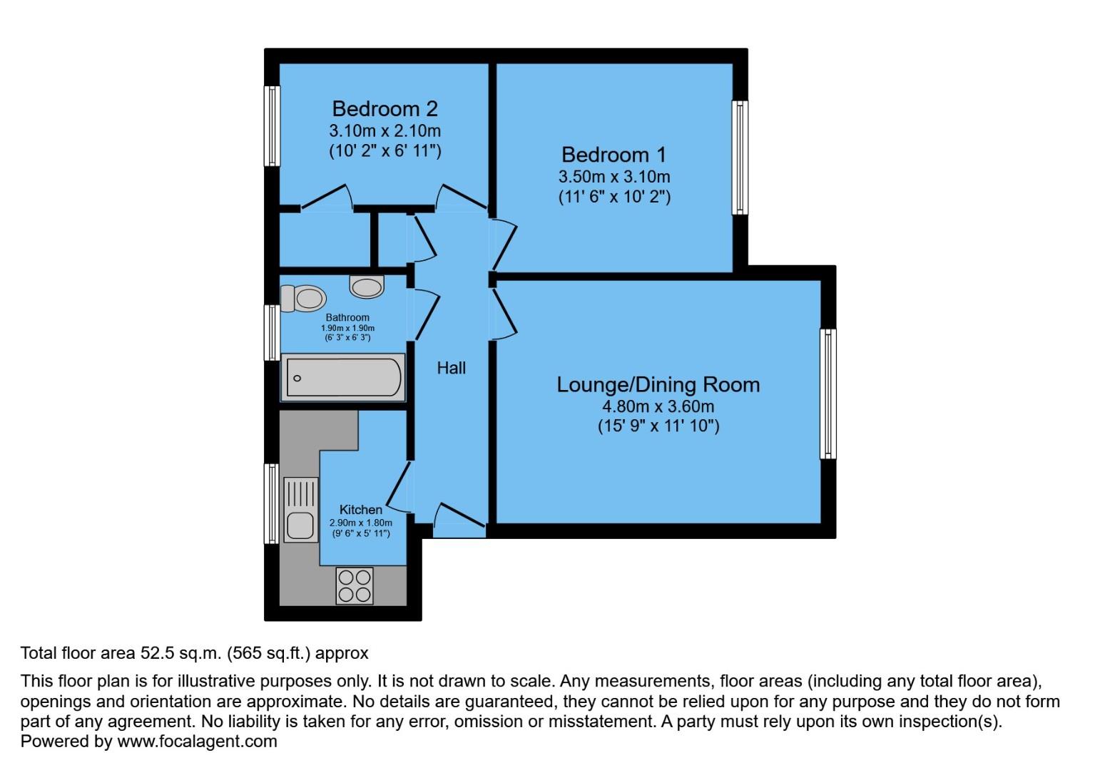 39, Lincoln Way, Chesterfield floorplan