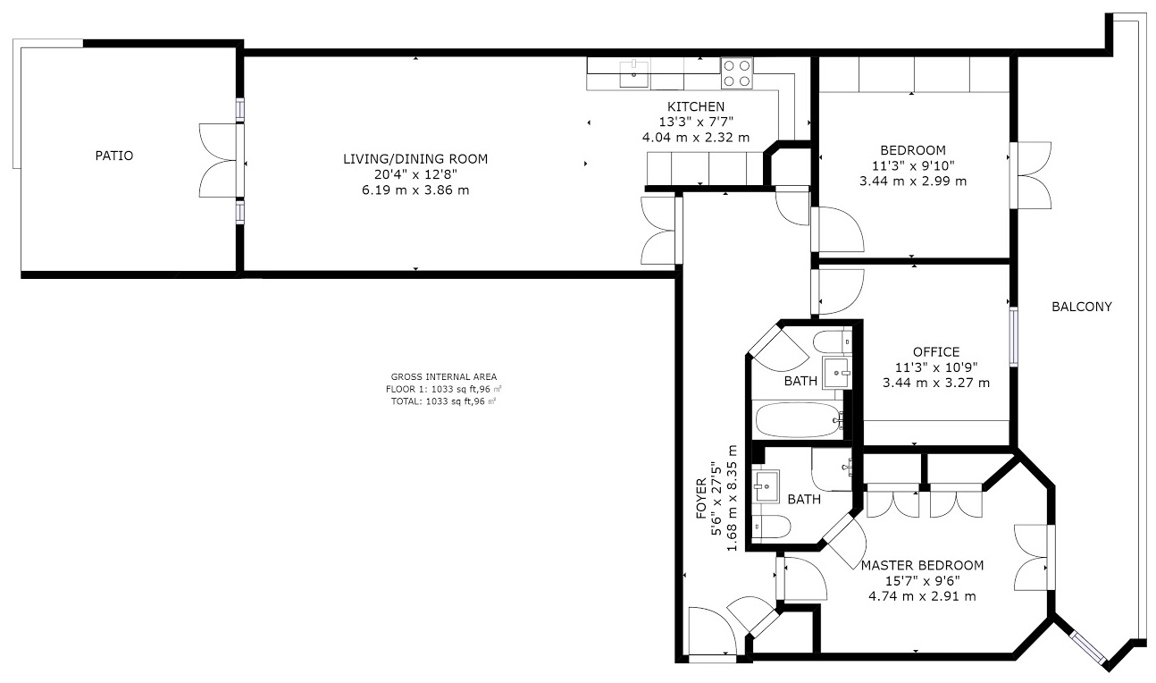 Chapman Square, Wimbledon, London SW19, 3 bedroom flat for sale