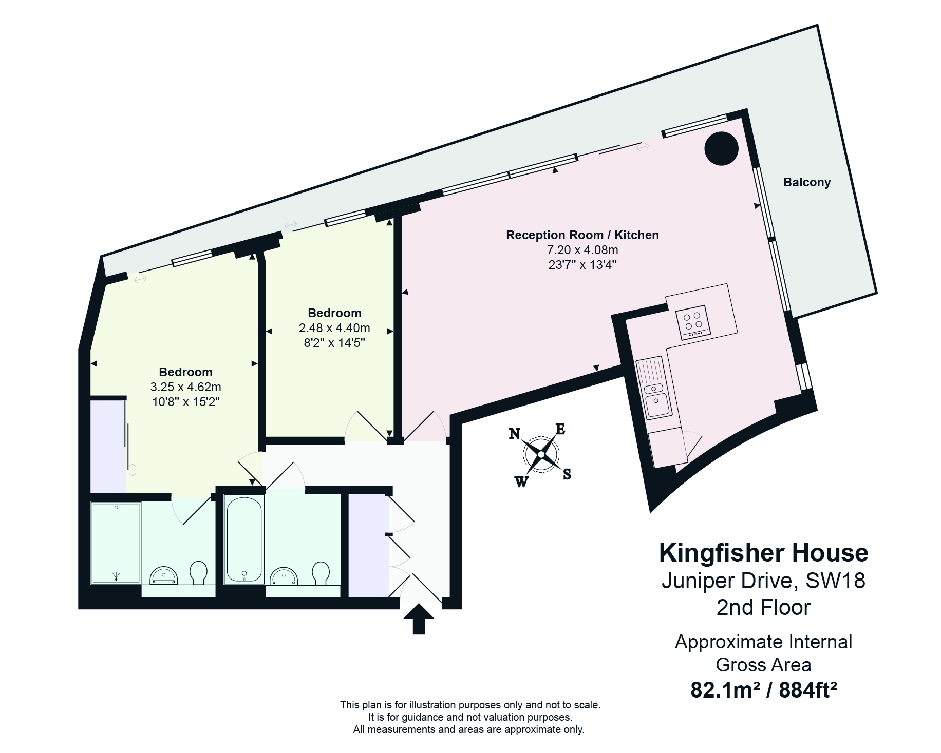 9, Kingfisher House, Battersea Reach, Wandsworth floorplan