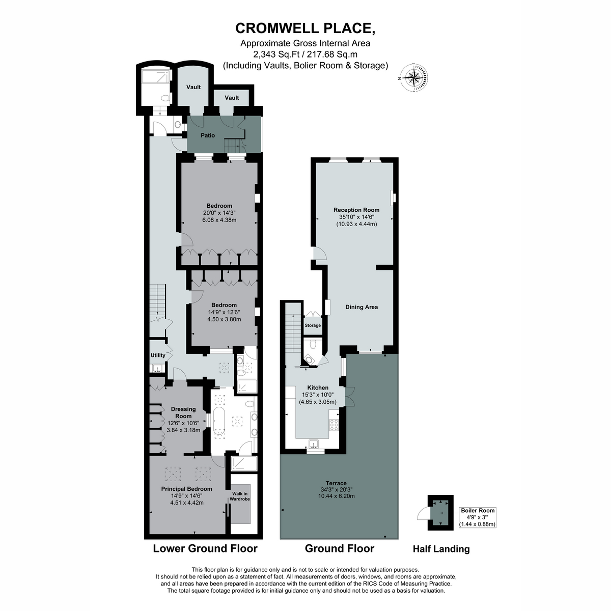 Flat 1, 11, Cromwell Place, London floorplan