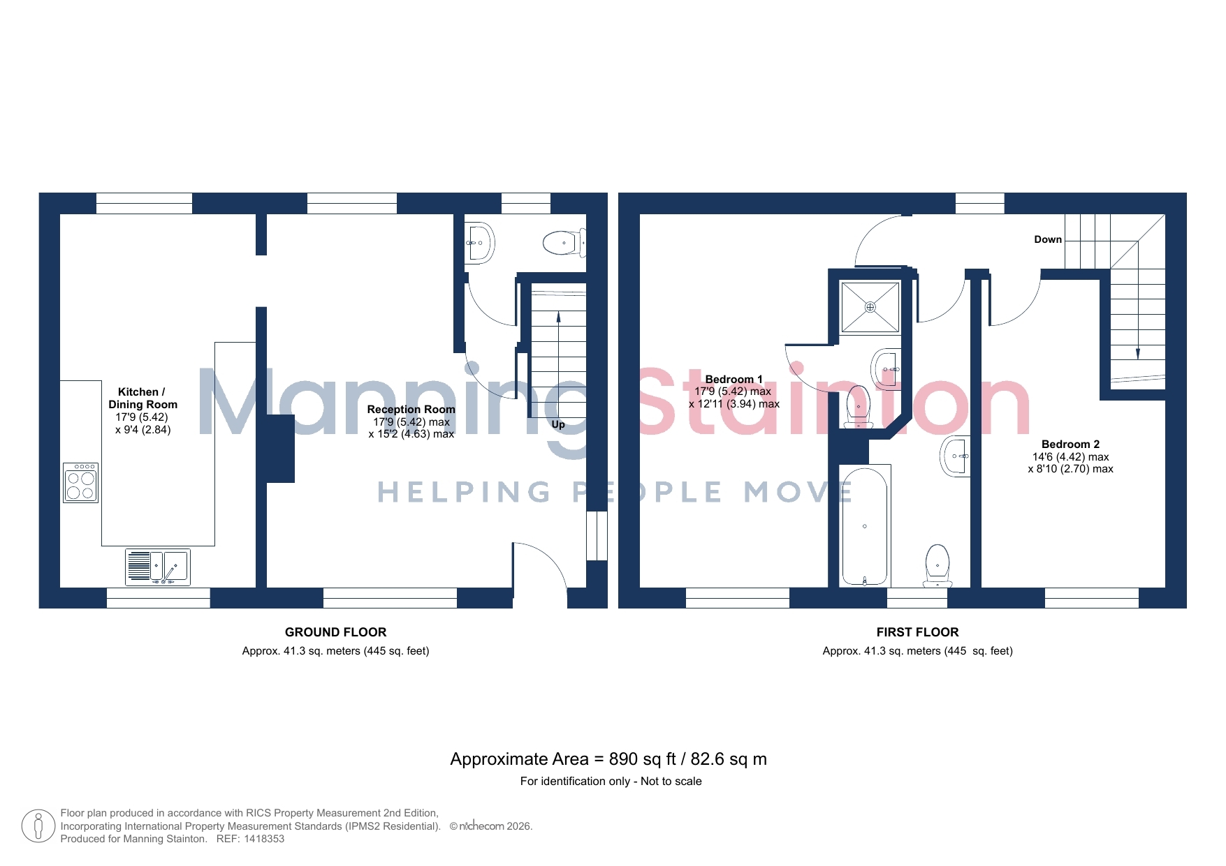 18, Church Side, Leeds floorplan