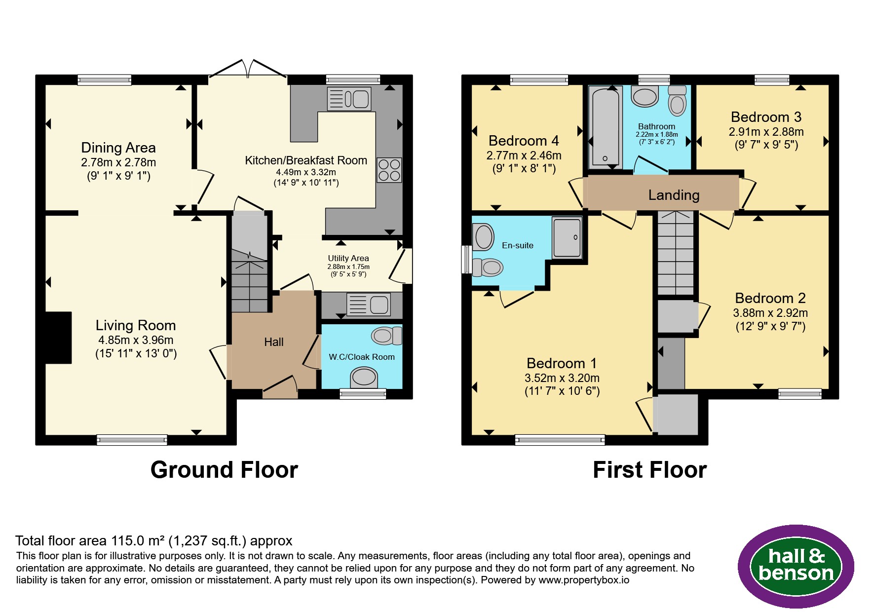 64, Ashton Close, Alfreton floorplan