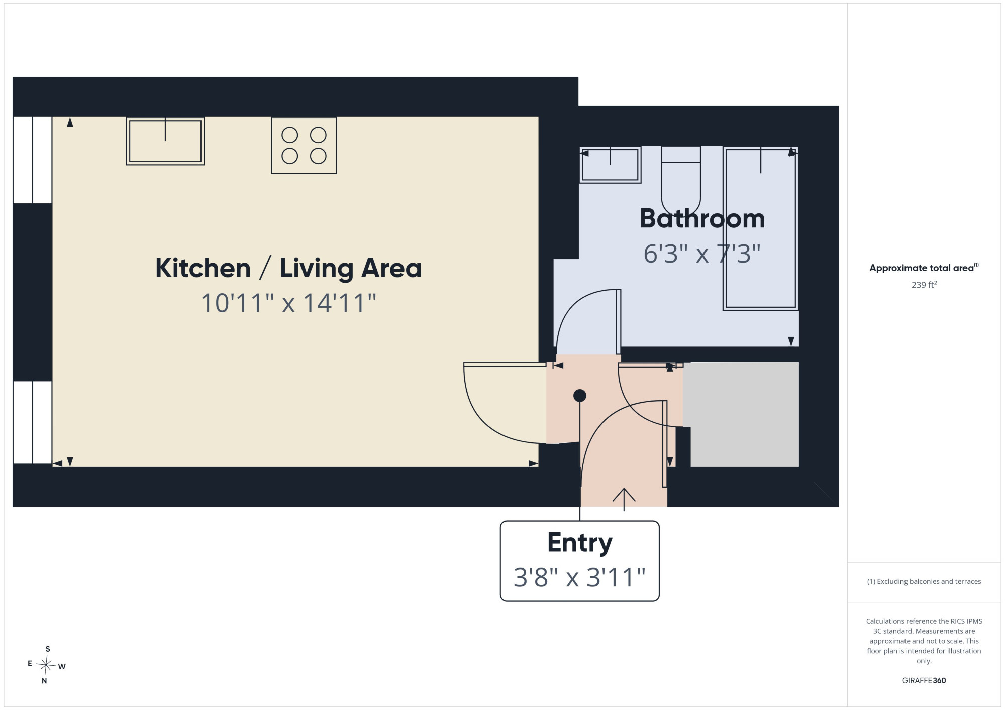 4a, Pease Court, Hull floorplan