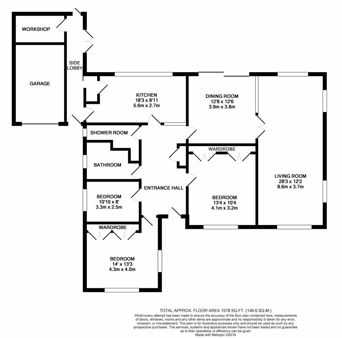 3 Bedrooms Detached bungalow for sale in Lower Waites Lane, Fairlight, Hastings TN35