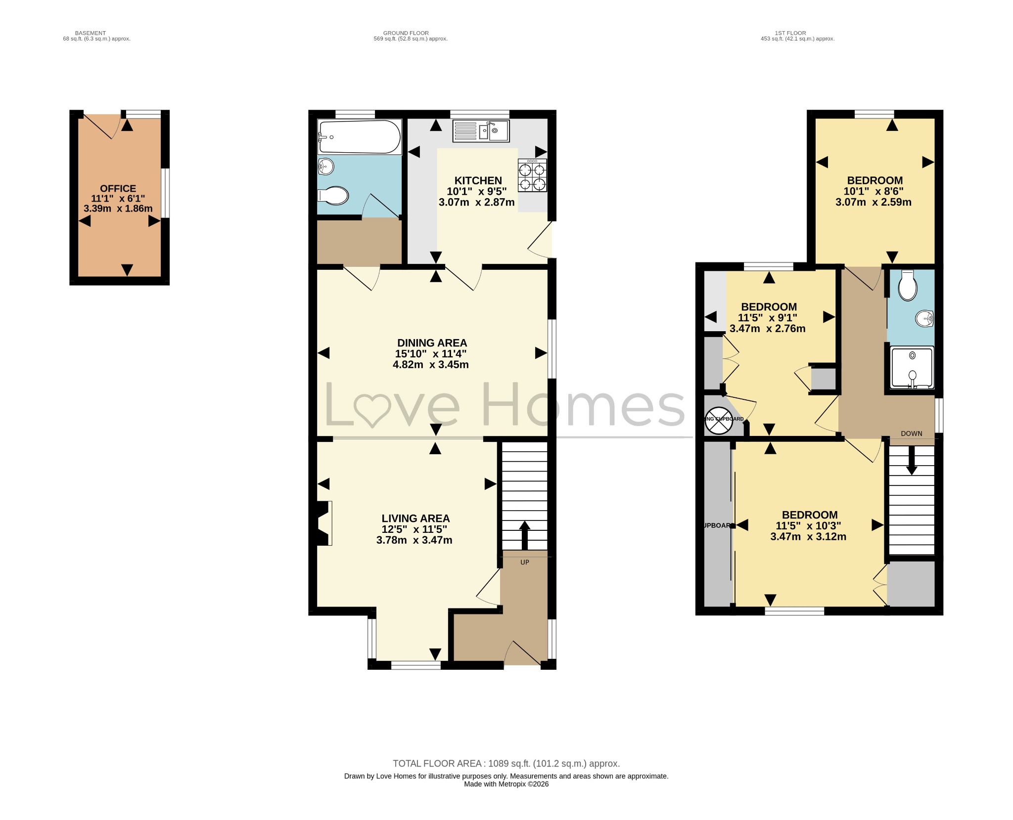 36 High Street, Pulloxhill, Bedfordshire floorplan