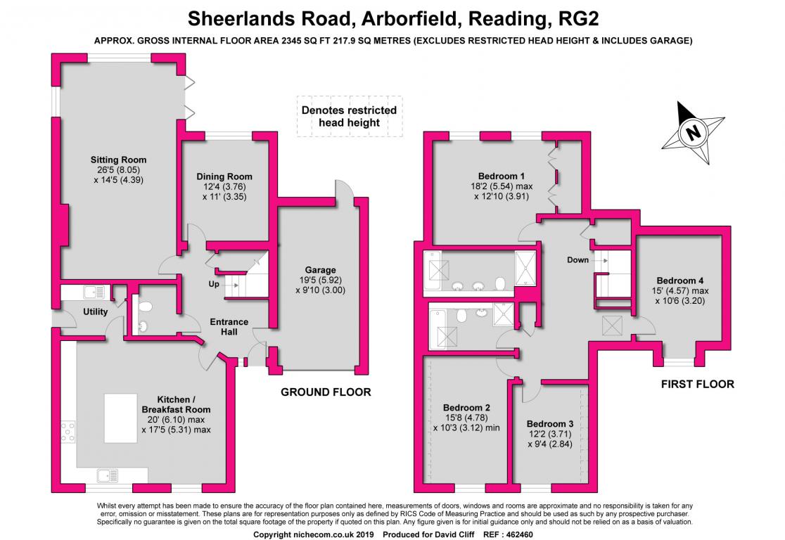 4 Bedrooms Detached house for sale in Arborfield Green, Reading RG2