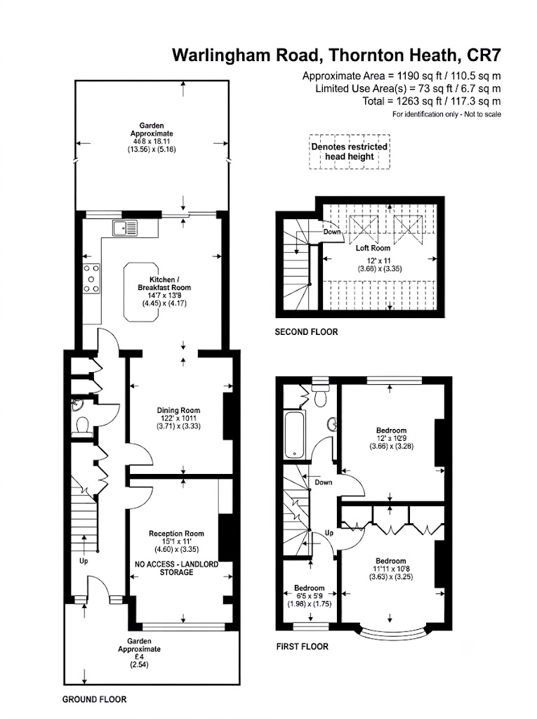 Warlingham Road, Thornton Heath floorplan