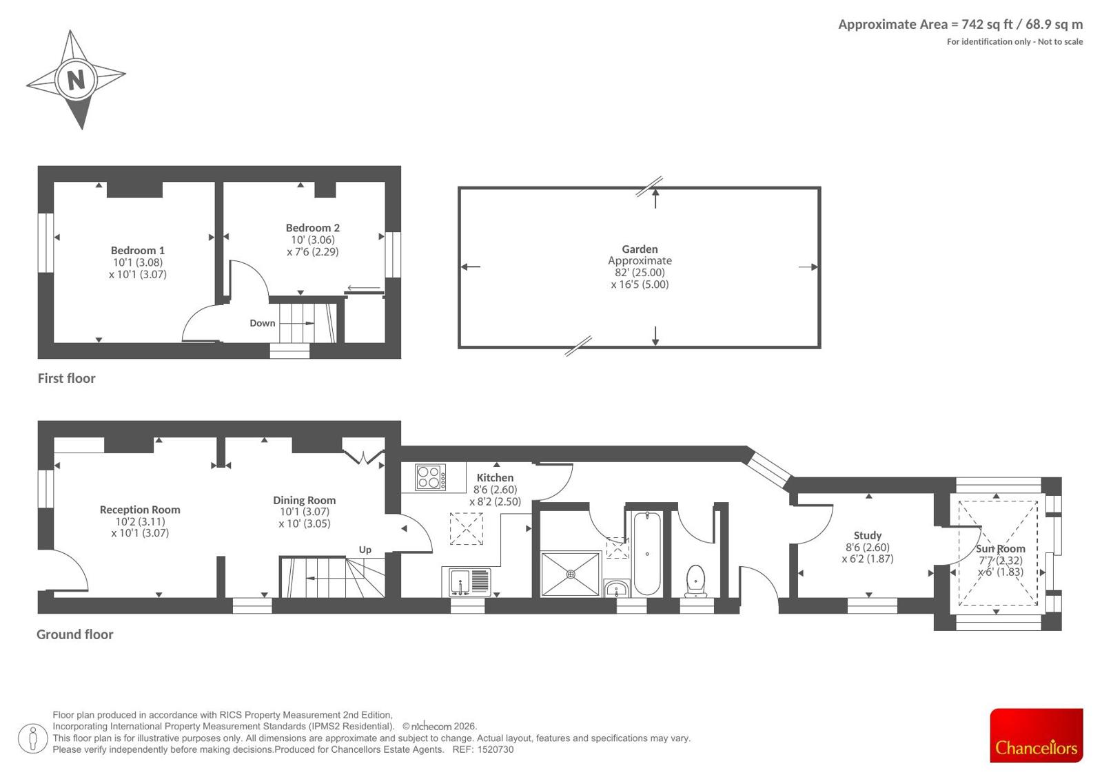 95, Vicarage Road, Surrey floorplan