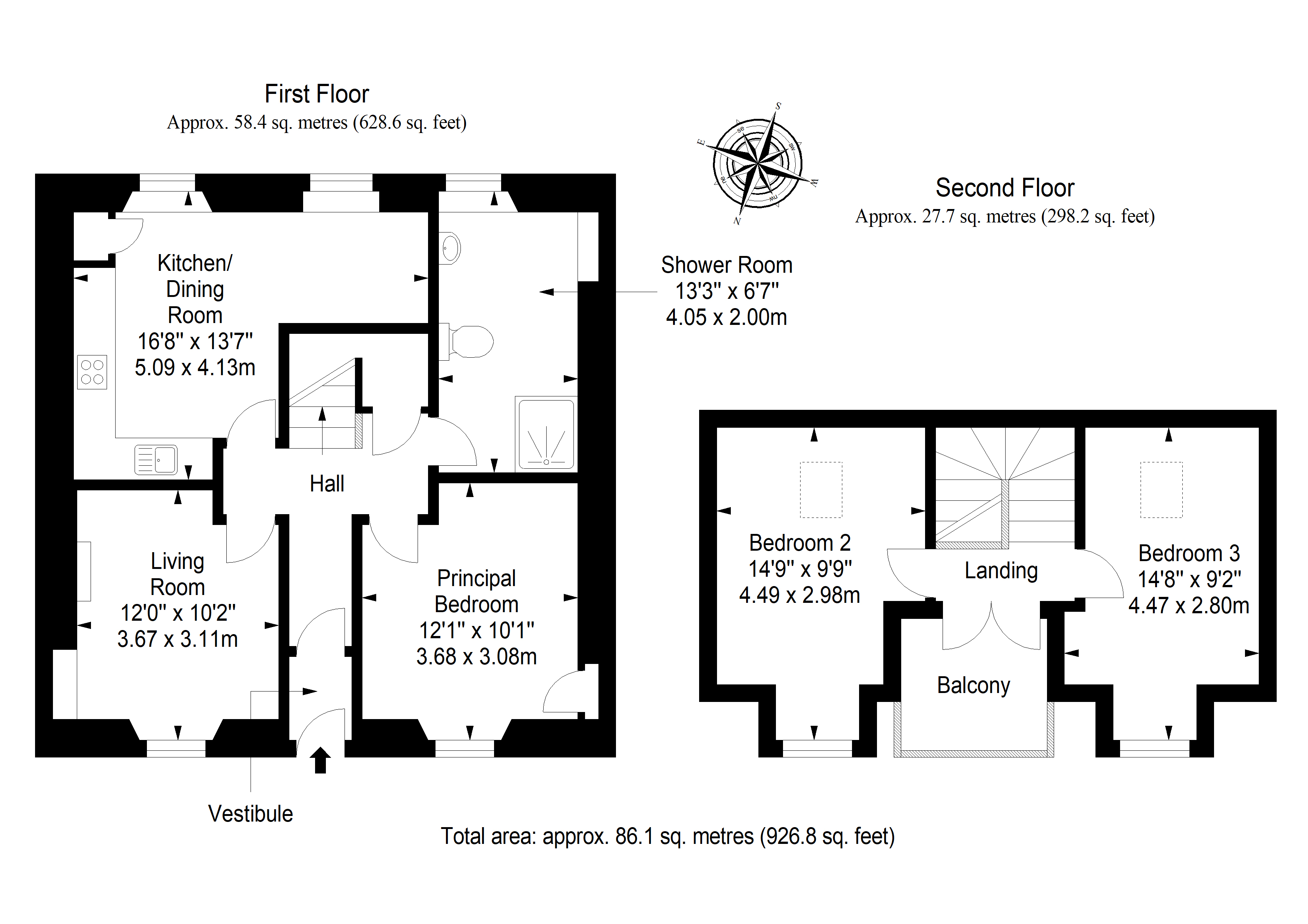 8, Woodhall Road, Edinburgh floorplan