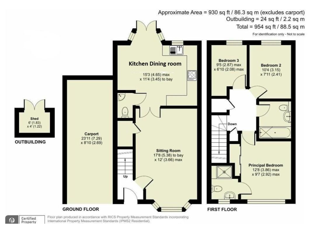 7, East Field, Great Horwood floorplan