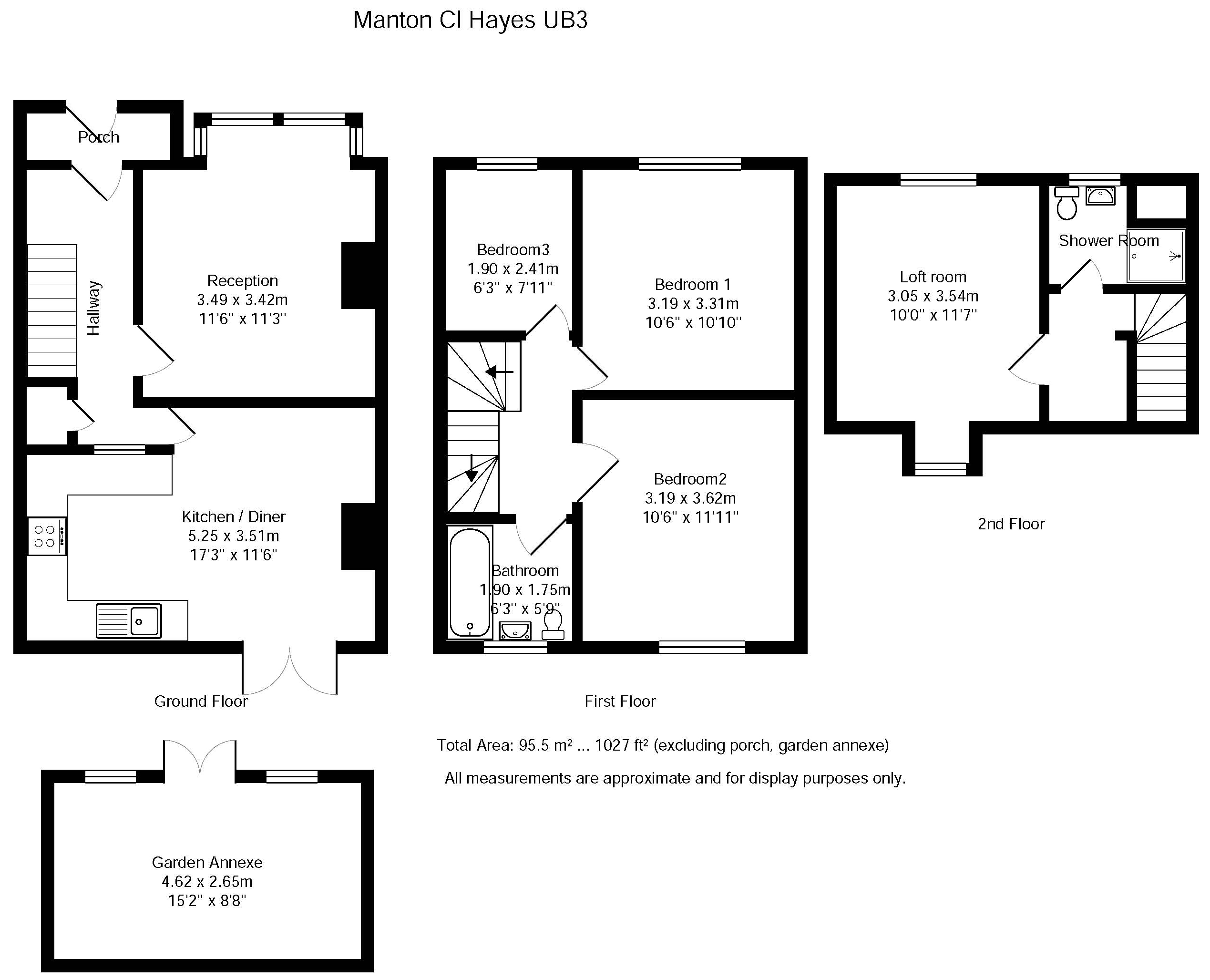 4 Bedrooms Terraced house for sale in Manton Close, Hayes UB3