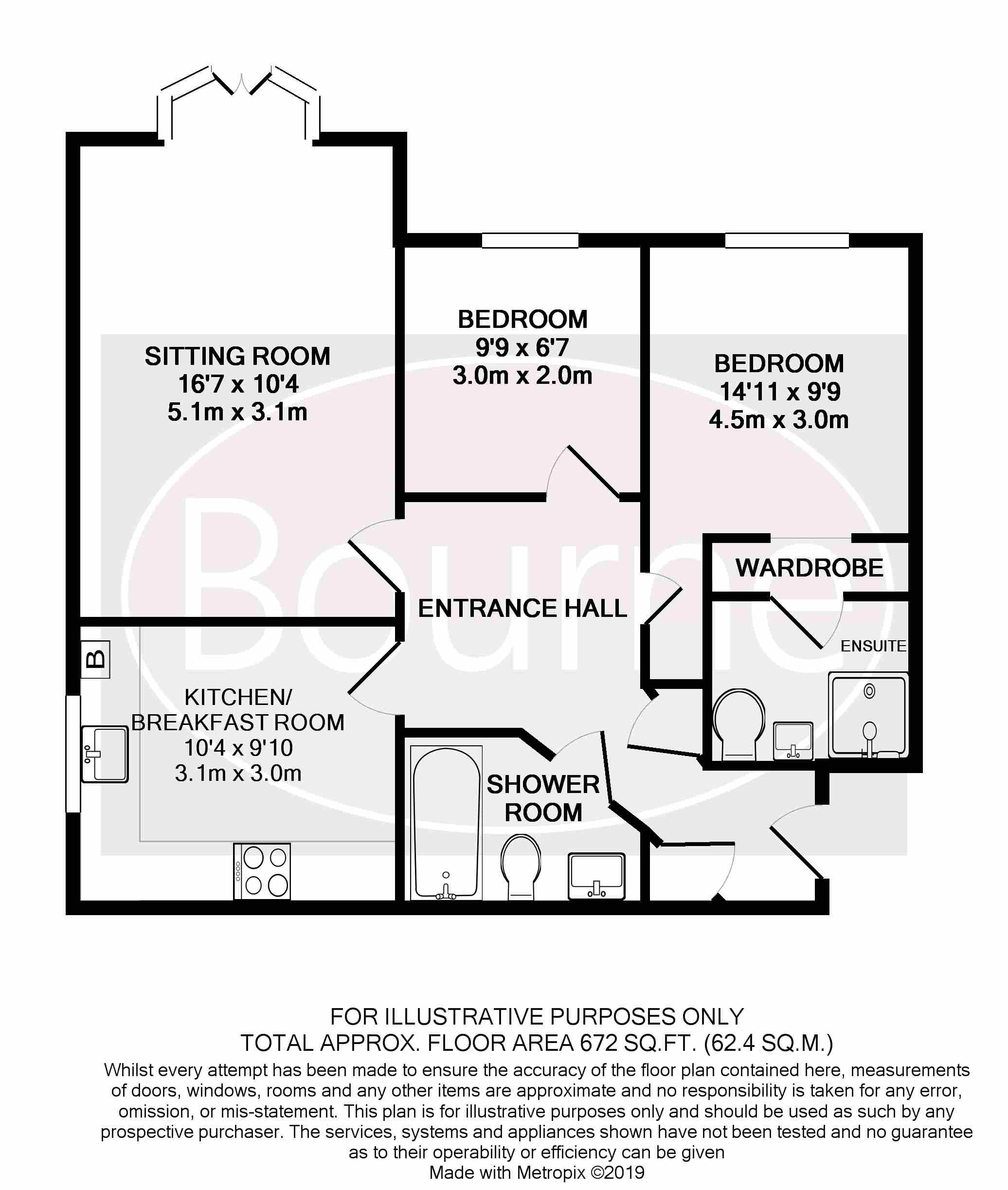 2 Bedrooms Flat for sale in Boundary Road, Grayshott, Hindhead, Surrey GU26