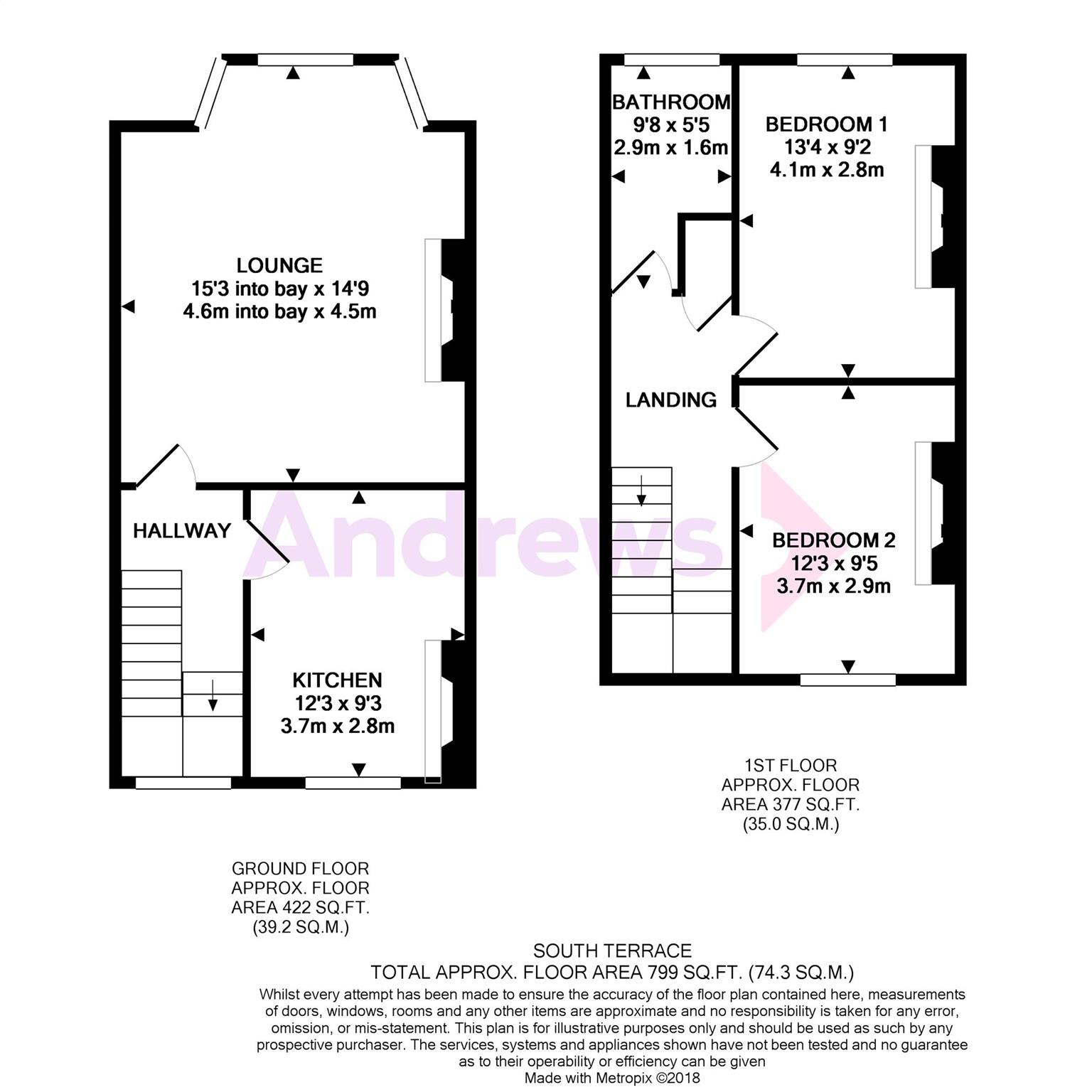 2 Bedrooms Maisonette for sale in South Terrace, Hastings, East Sussex TN34