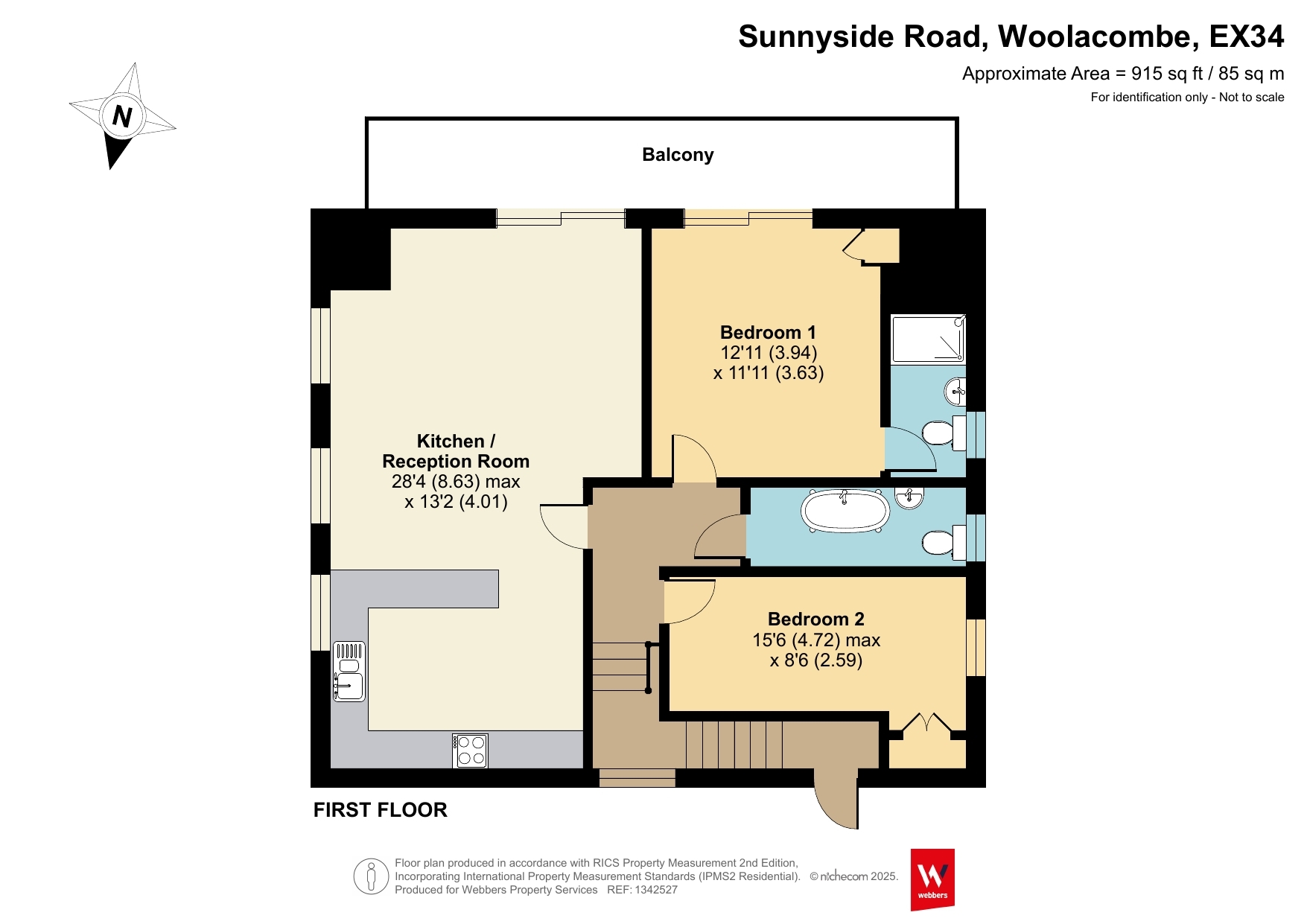 Sands End,, Sunnyside Road, Devon floorplan