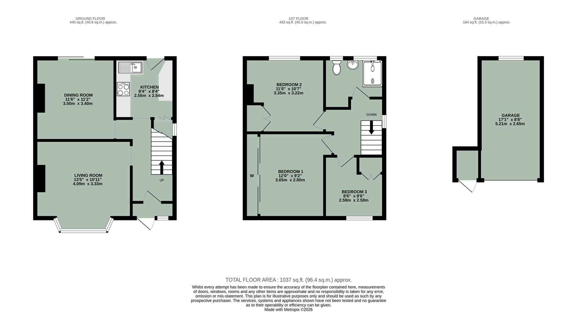 14, Wimblestraw Road, Berinsfield floorplan