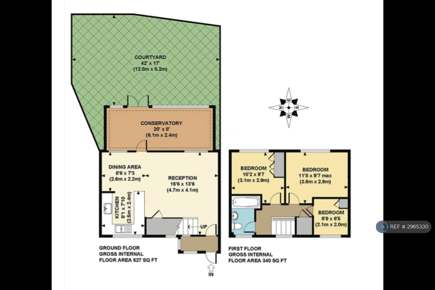 Park Close, London floorplan