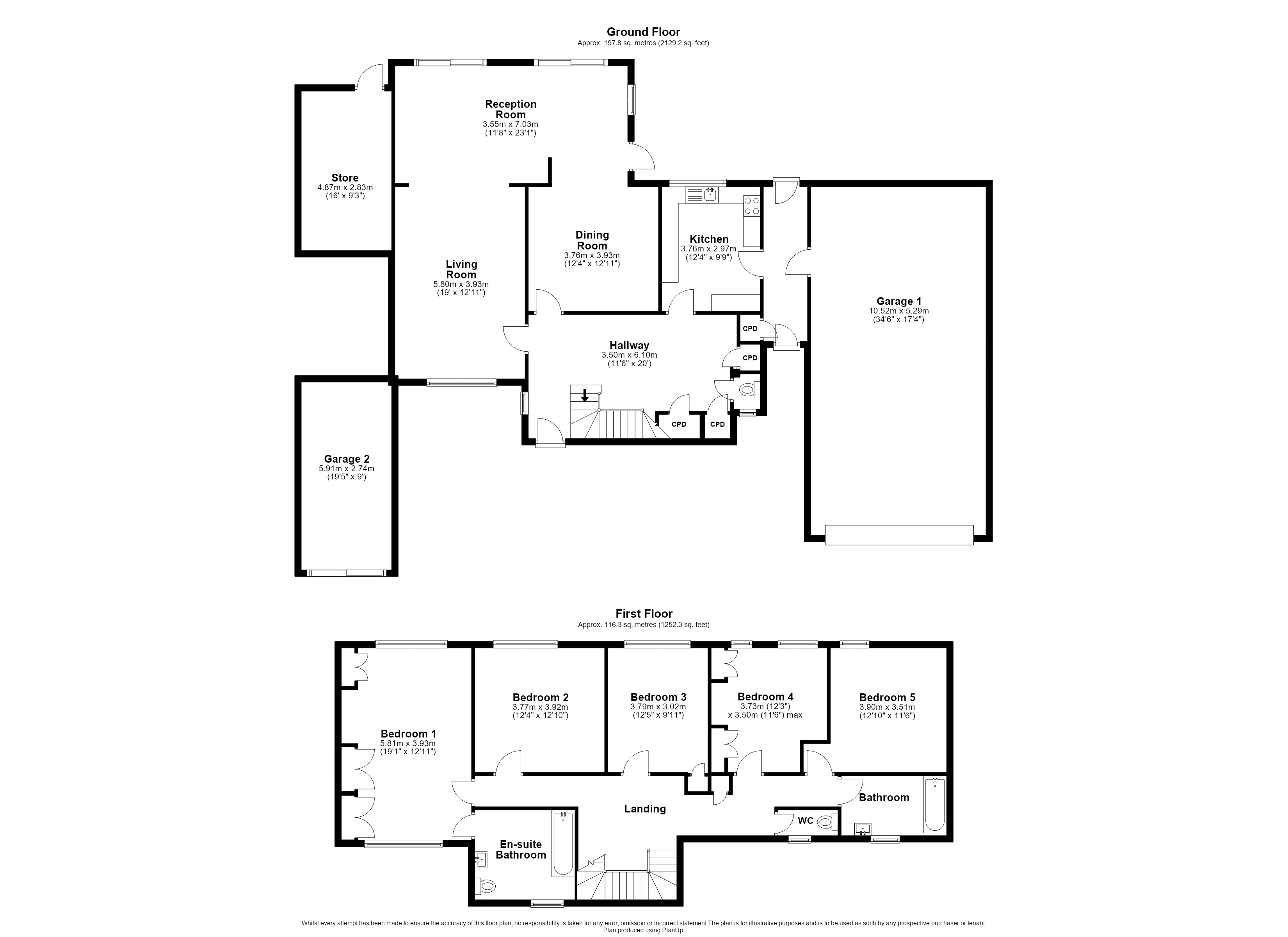 82, Crescent West, Hadley Wood floorplan