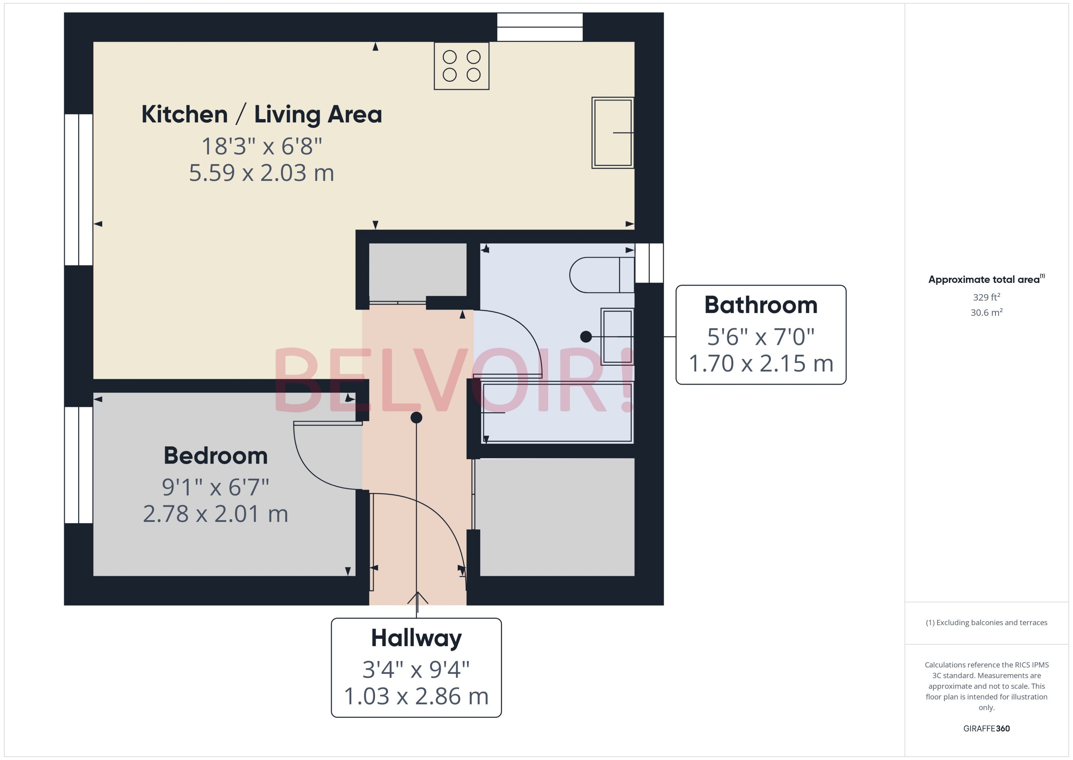 65, Glamis Close, Basingstoke floorplan
