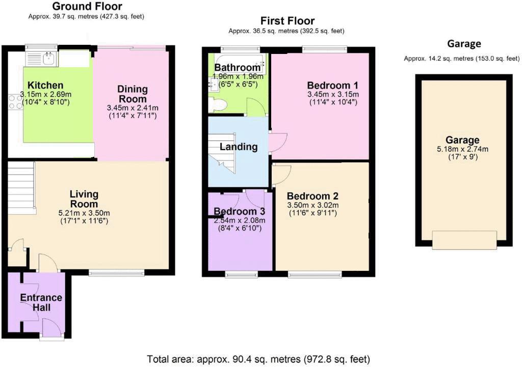 43, Hailey Avenue, Hoddesdon floorplan