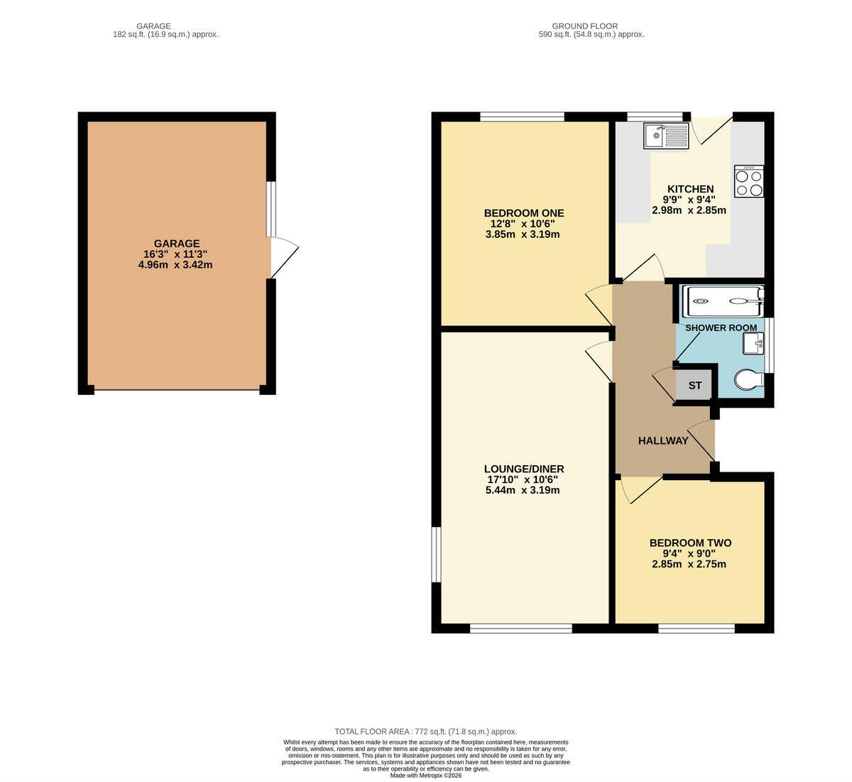 3a, Bramley Road, Bournemouth floorplan