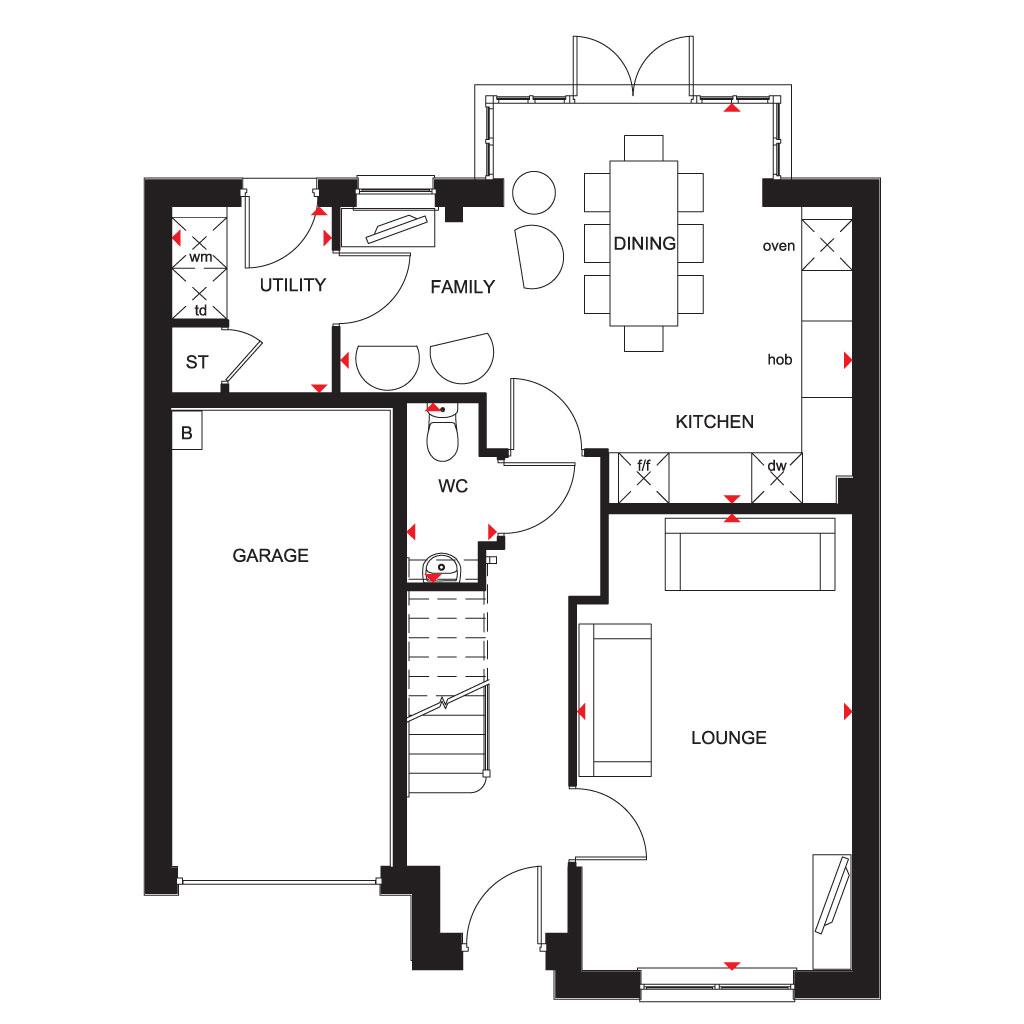 4 Bedrooms Detached house for sale in 