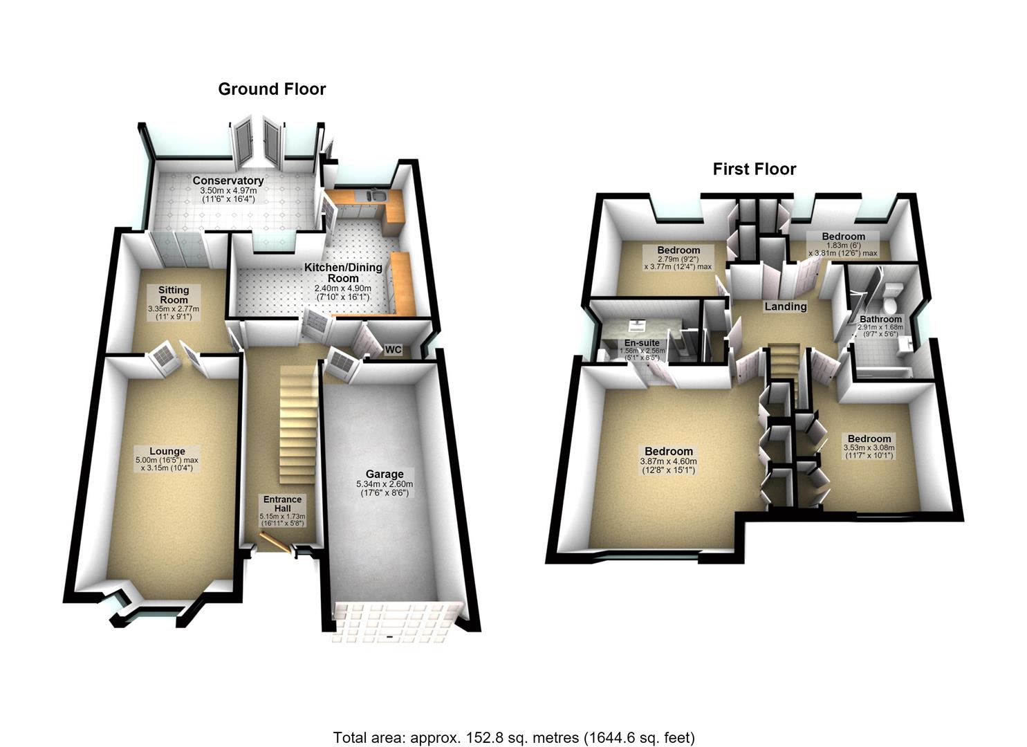5, Hollins Beck Close, Leeds floorplan