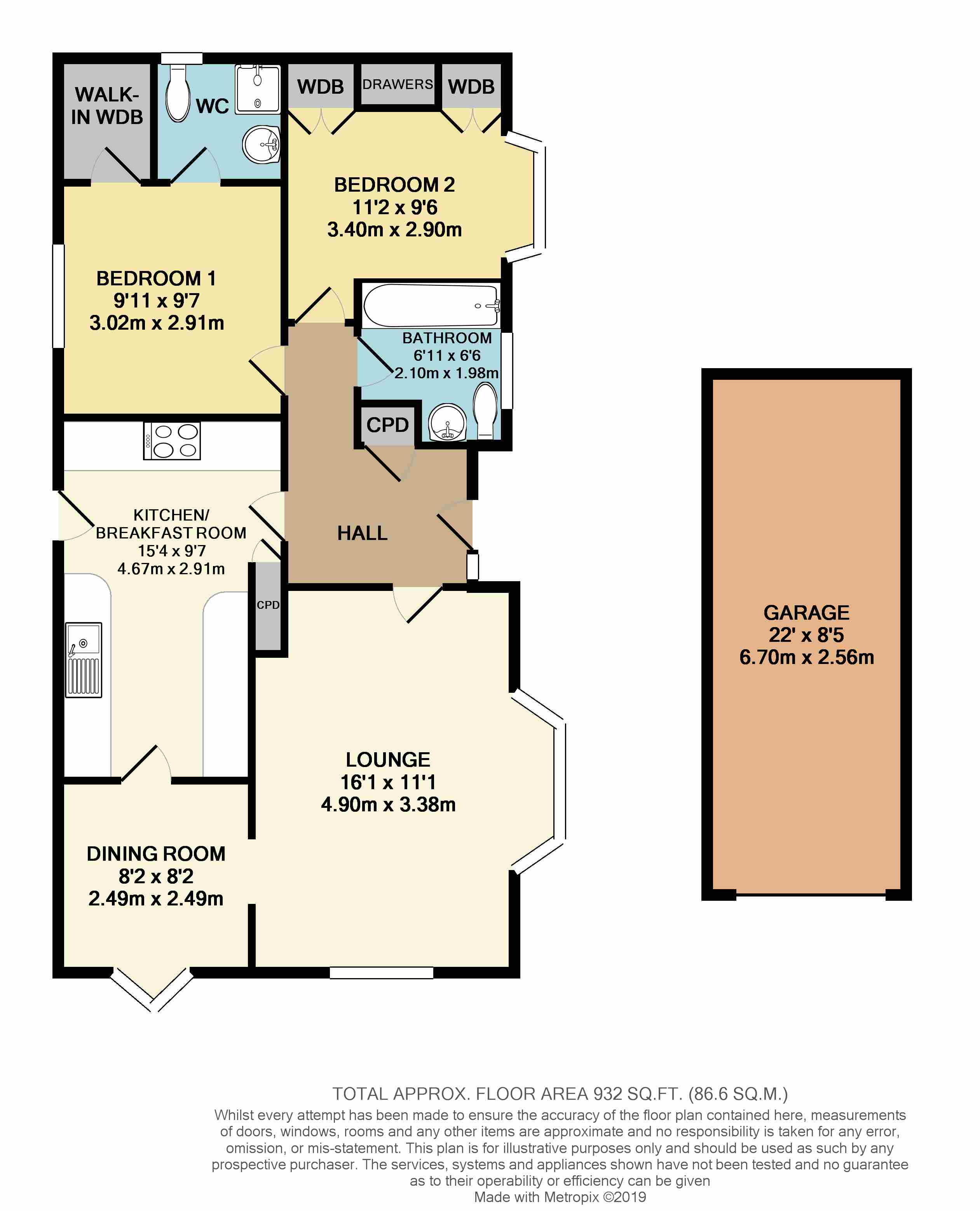 2 Bedrooms Mobile/park home for sale in Headley Drive, Bognor Regis PO22