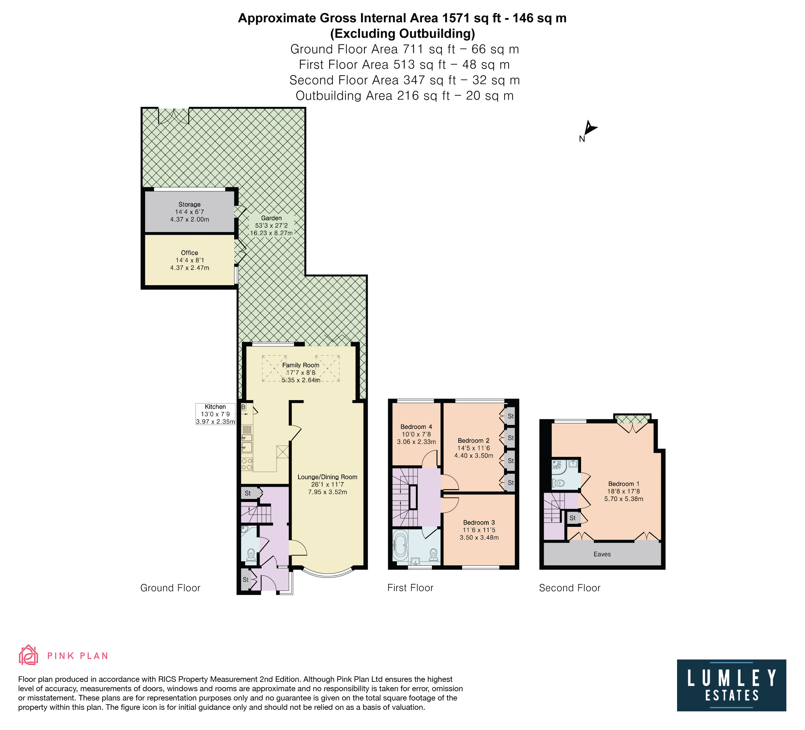 9, Pound Lane, Radlett floorplan