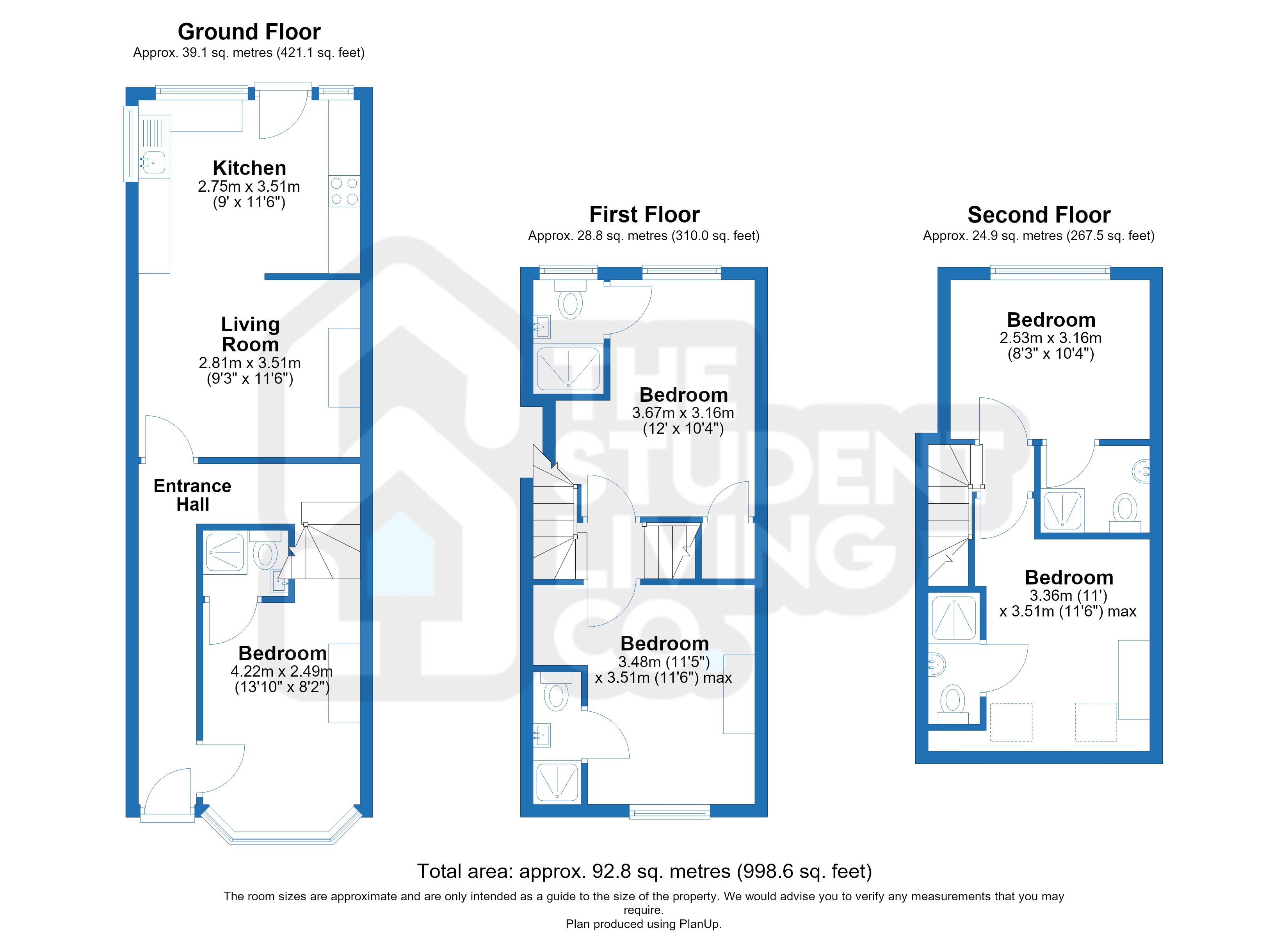 67, Claude Street, Nottingham floorplan
