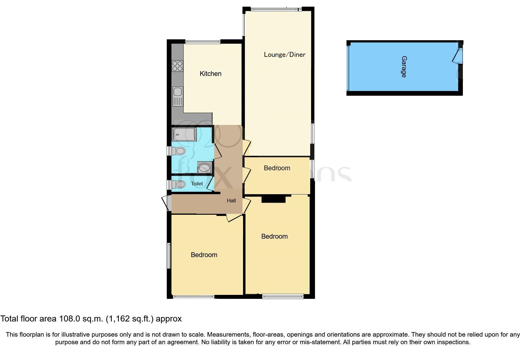 28, Seaview Road, Peacehaven floorplan