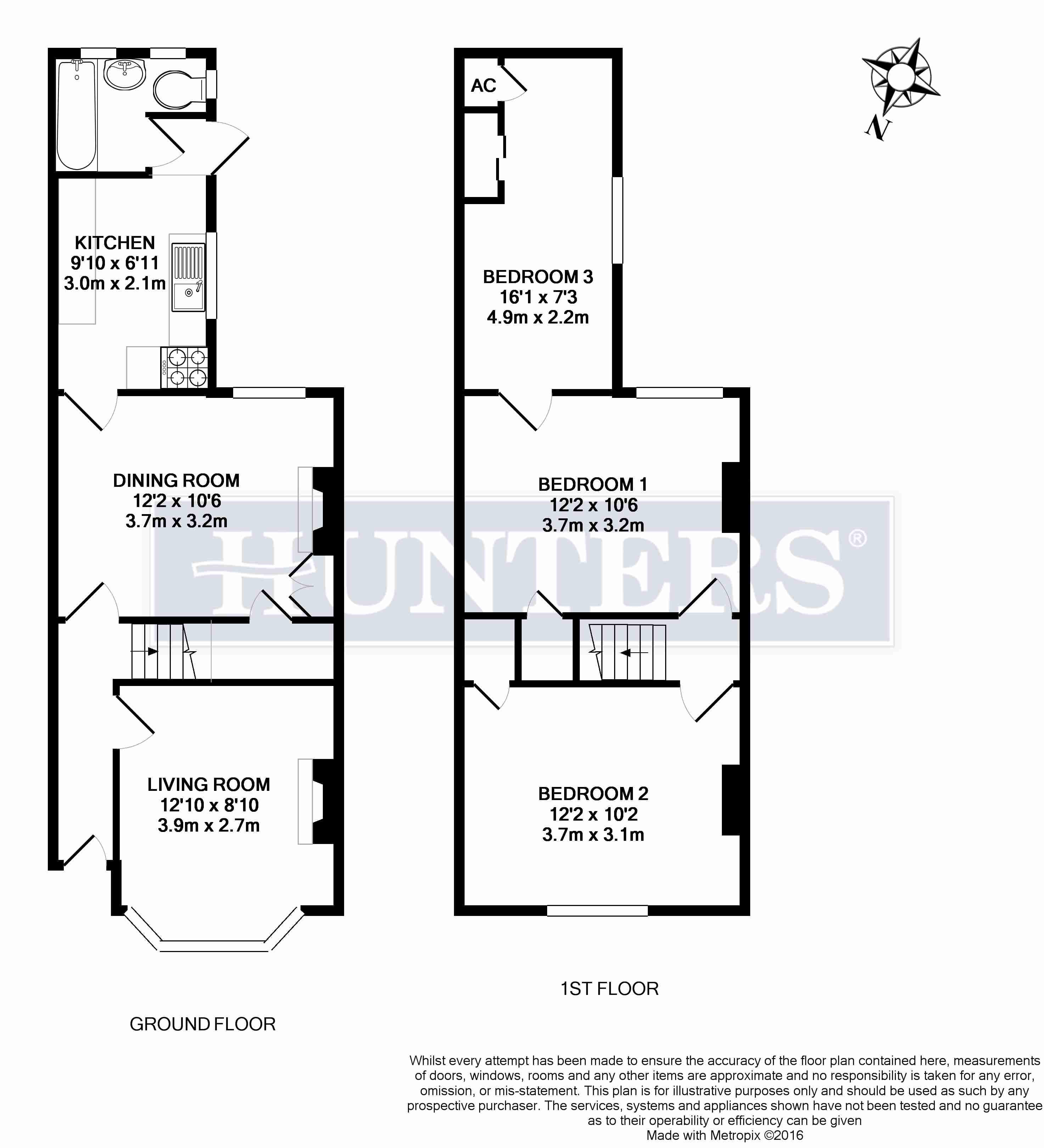 3 Bedrooms Terraced house to rent in Cardigan Gardens, Reading RG1