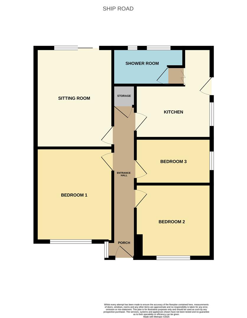 60, Ship Road, Pakefield floorplan