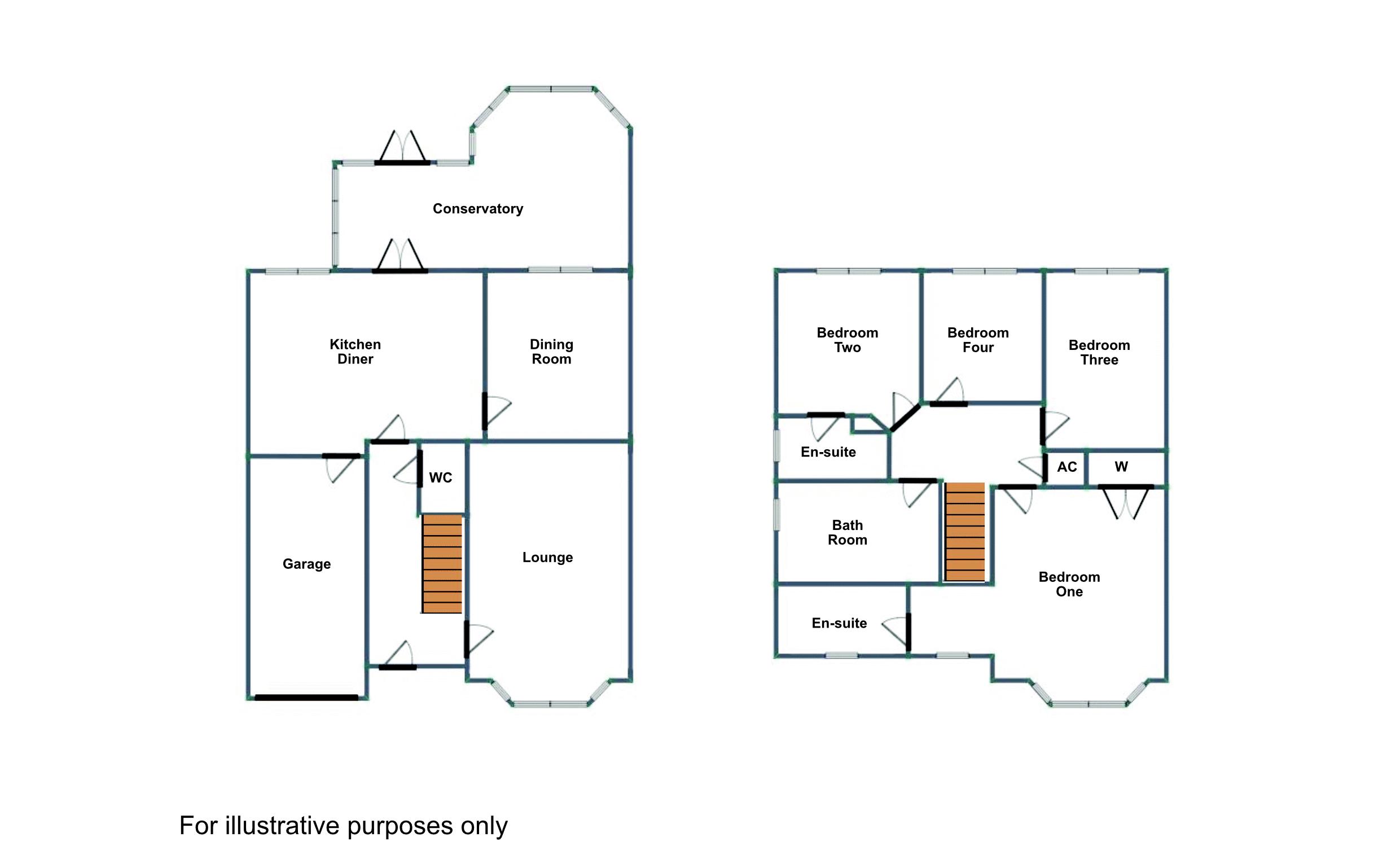 6, Barn Way, Cannock floorplan