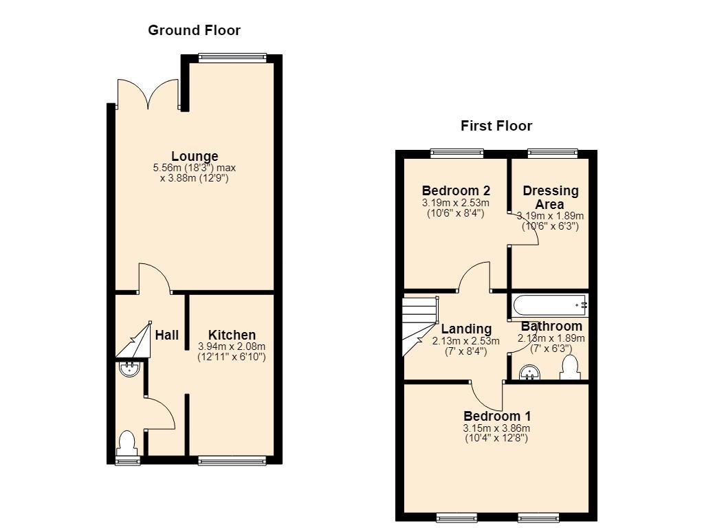 9, Maple Leaf Close, Preston floorplan